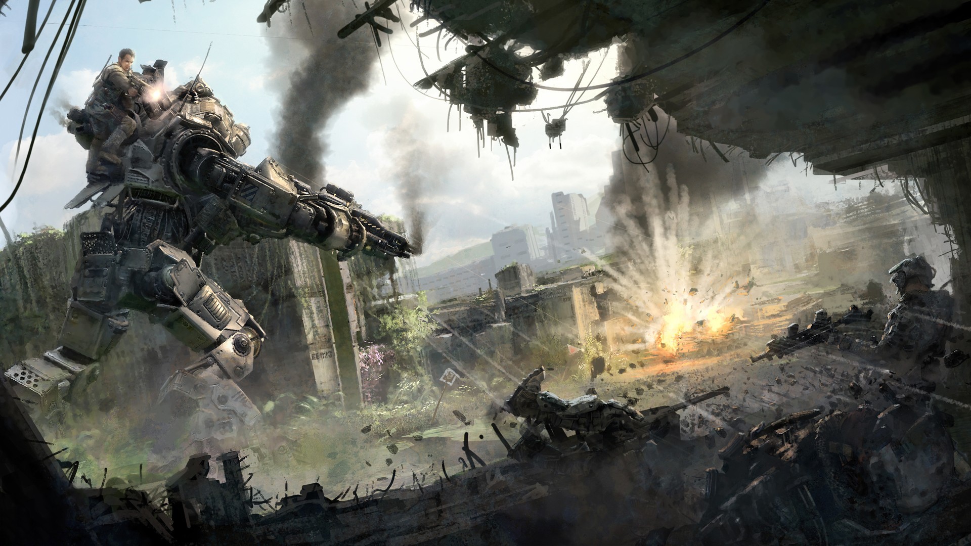 General 1920x1080 Titanfall video games PC gaming war science fiction video game art Respawn Entertainment