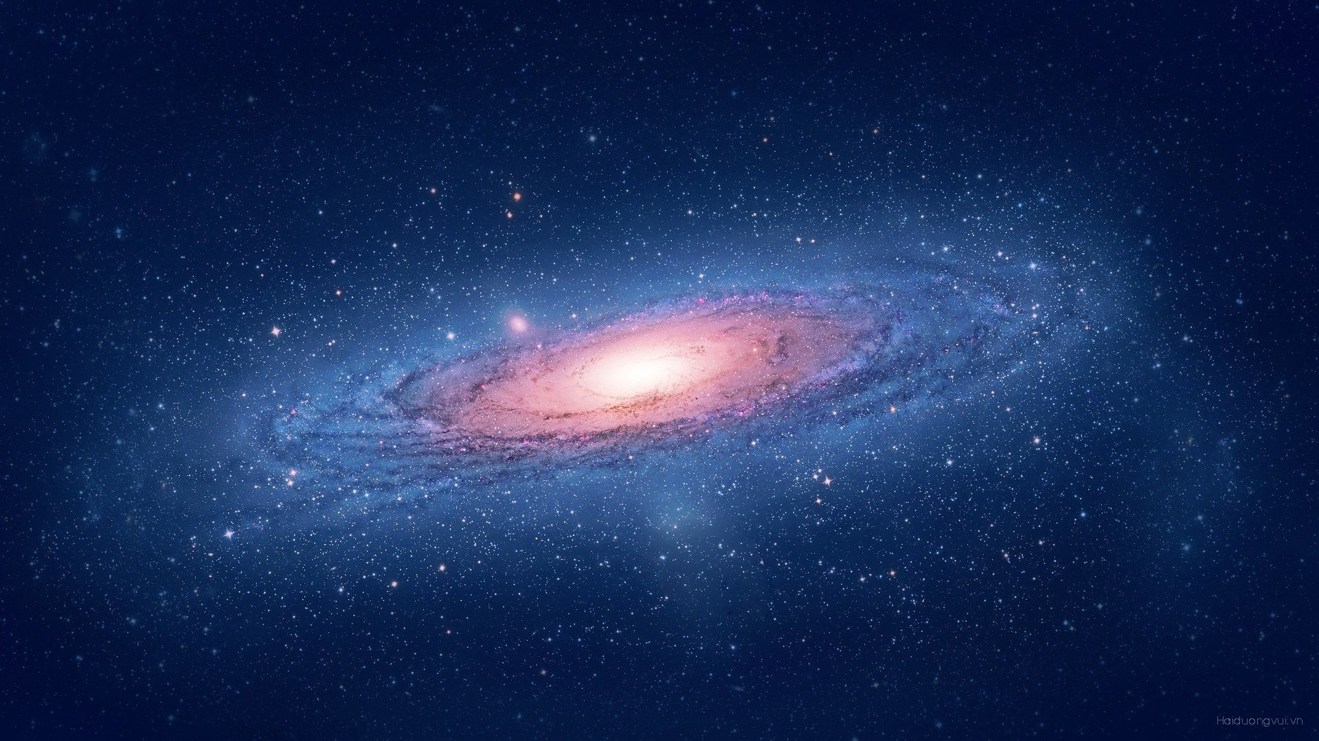 General 1920x1080 space galaxy stars Milky Way digital art universe space art Andromeda