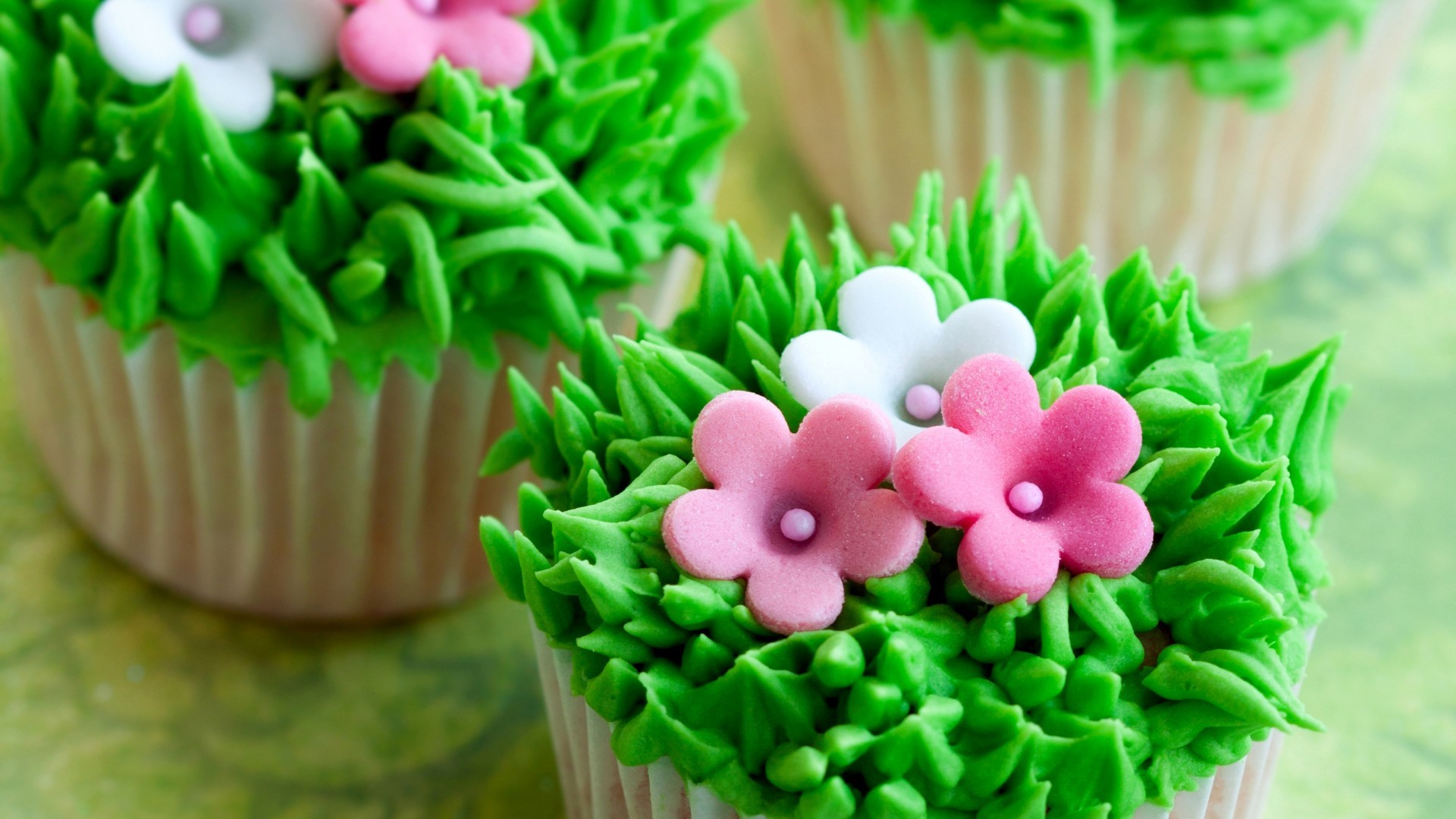 General 1920x1080 colorful dessert cupcakes Confectionery food