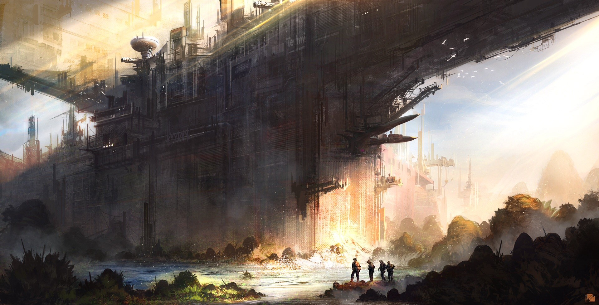 General 1920x978 science fiction futuristic city cityscape artwork