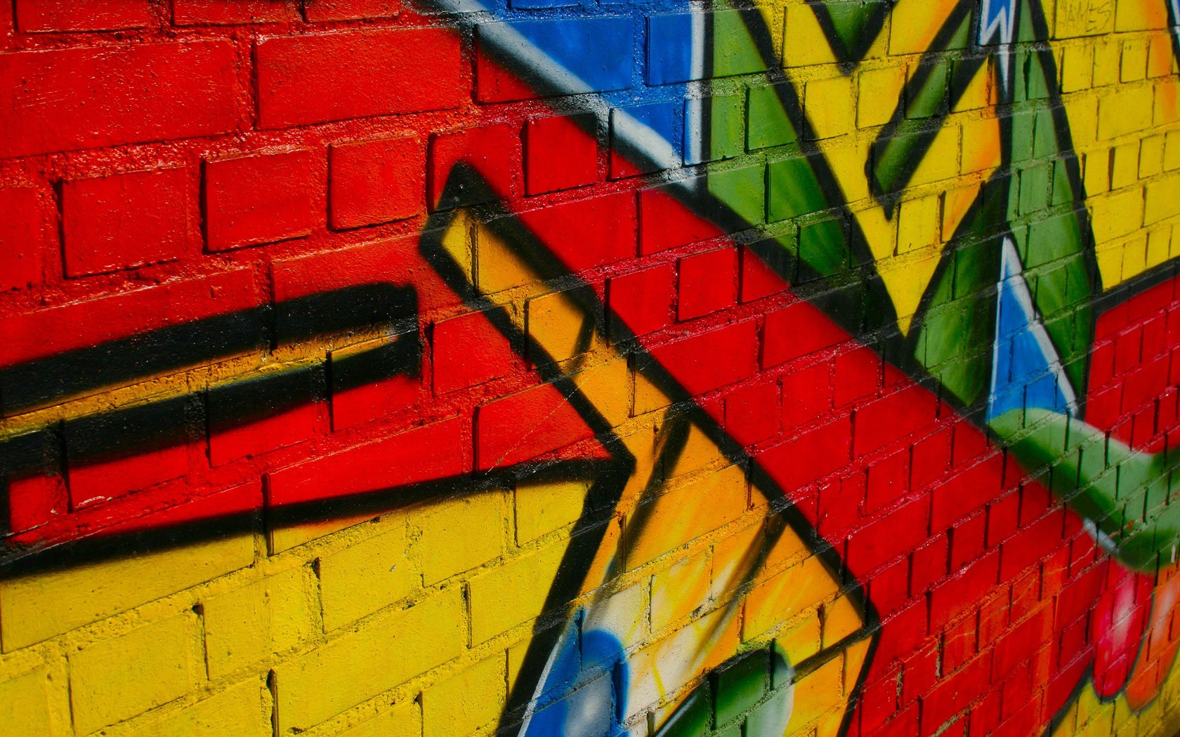 General 1680x1050 graffiti wall urban