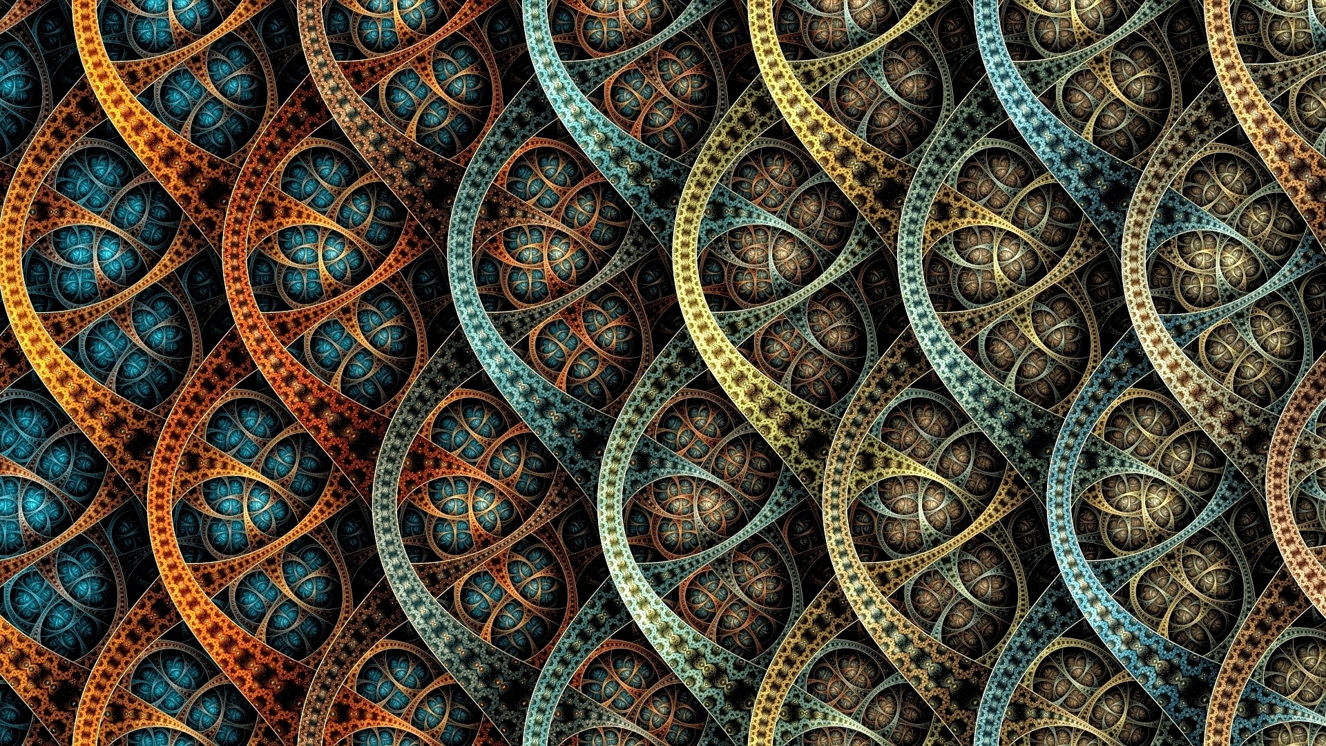 General 1920x1080 abstract fractal geometry