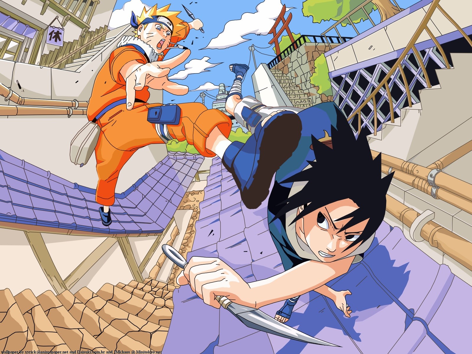 Anime 1600x1200 Naruto Shippuden Uchiha Sasuke Uzumaki Naruto anime boys anime