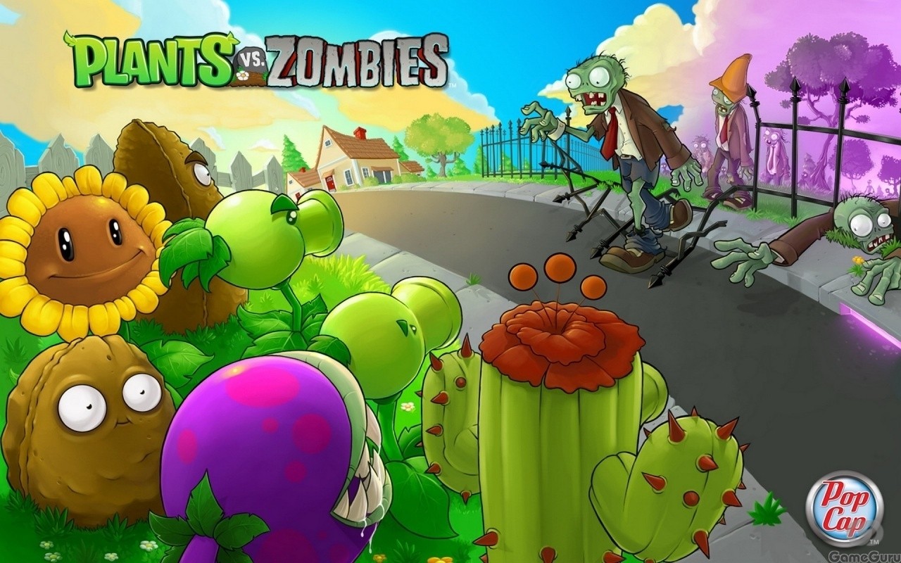 General 1280x800 Plants vs. Zombies video game art video games PopCap plants zombies PC gaming EA Games