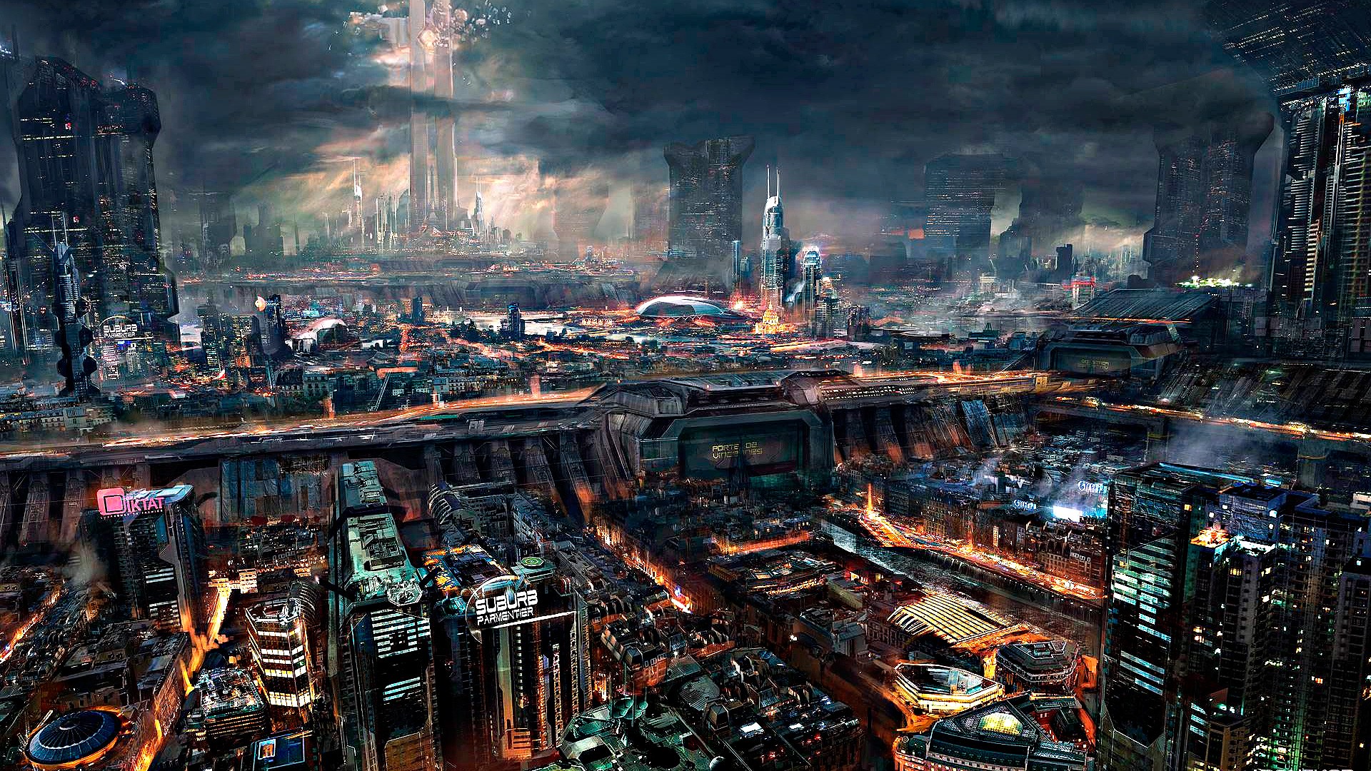 General 1920x1080 cyberpunk science fiction city Remember Me futuristic city video games PC gaming video game art Paul Chadeisson