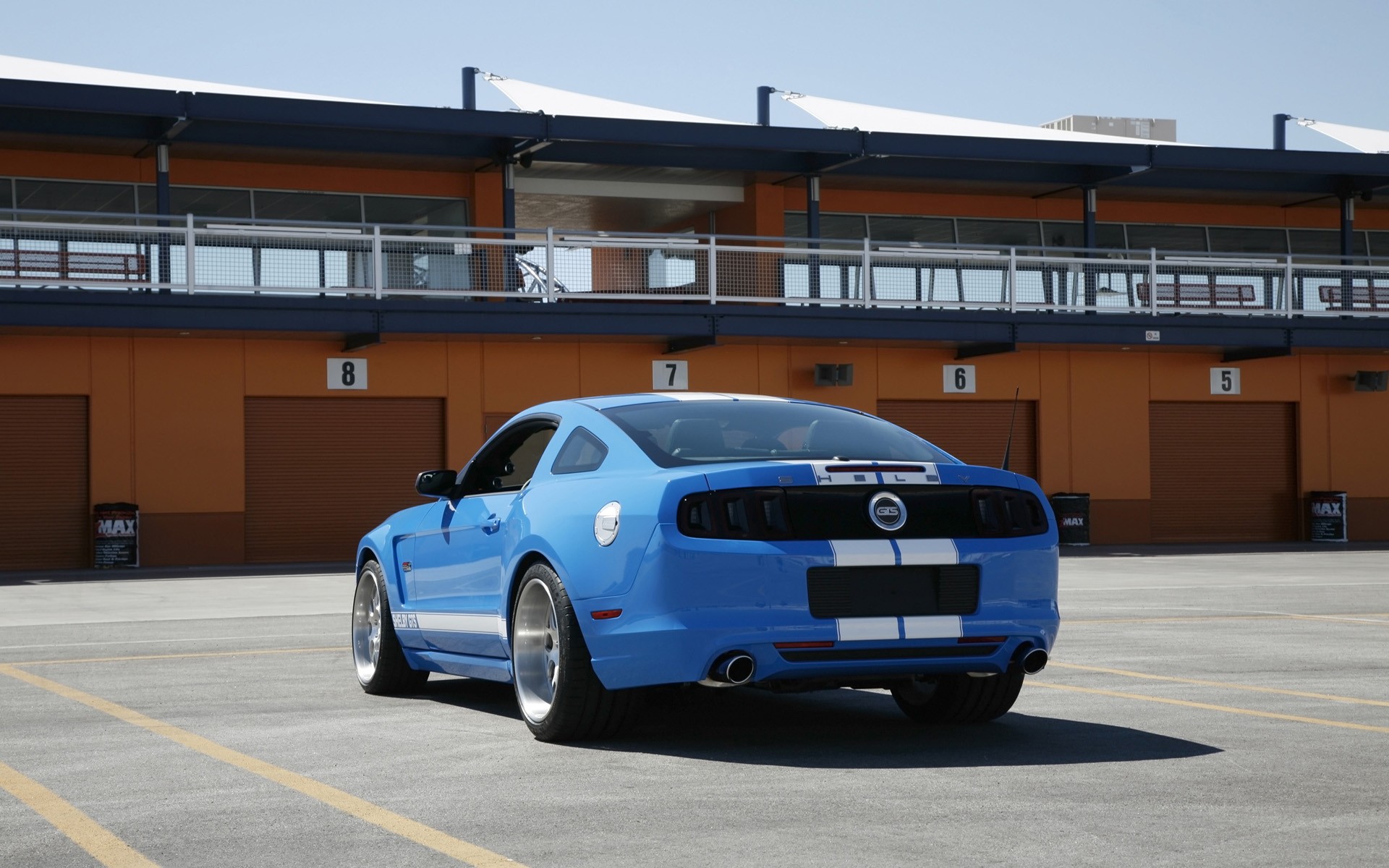 General 1920x1200 Shelby car blue cars vehicle Ford Ford Mustang Ford Mustang S-197 II racing stripes muscle cars American cars