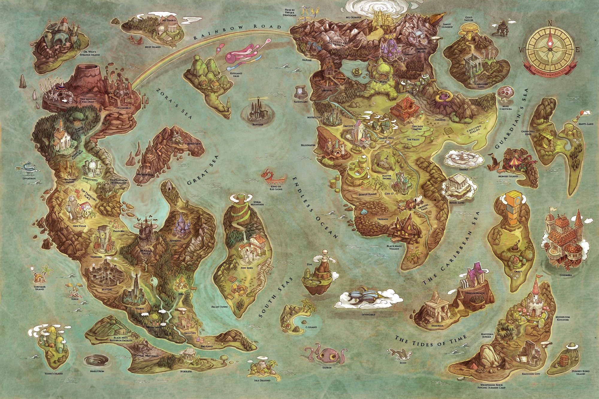 General 2000x1333 drawing nerds map fantasy art