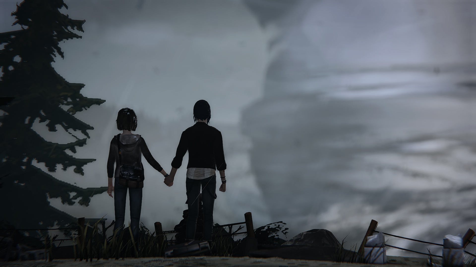 General 1920x1080 Life Is Strange Max Caulfield Chloe Price holding hands two women video games PC gaming screen shot