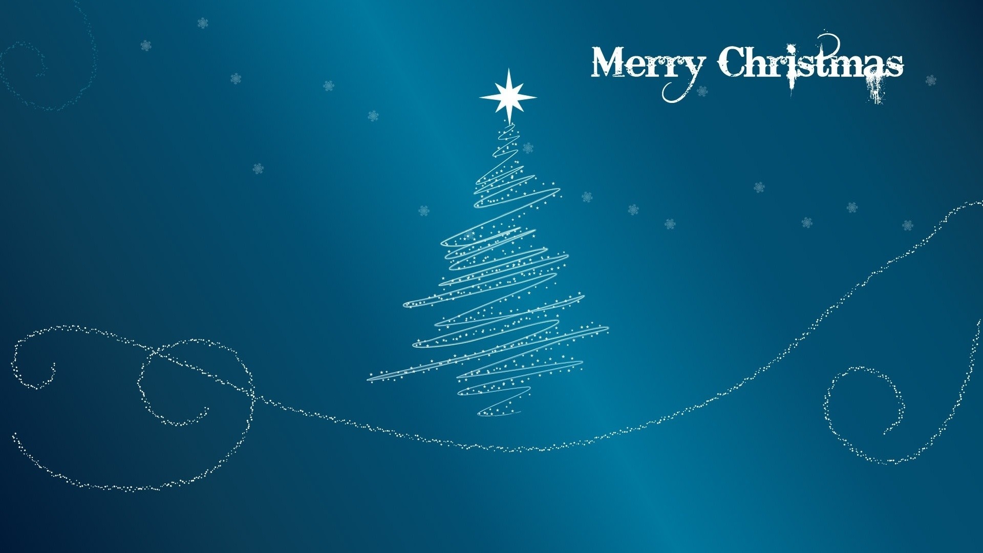 General 1920x1080 Christmas artwork blue background holiday