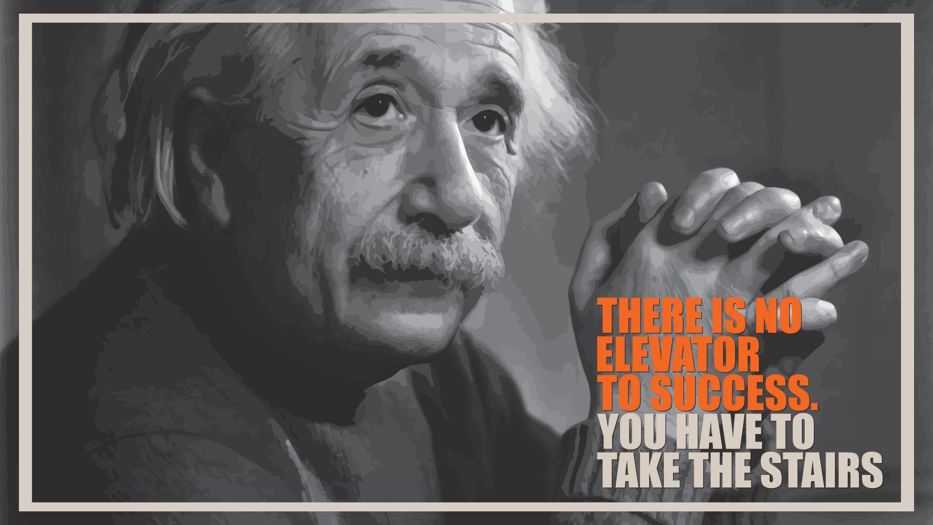 People 1920x1080 Albert Einstein fake quote brain men quote