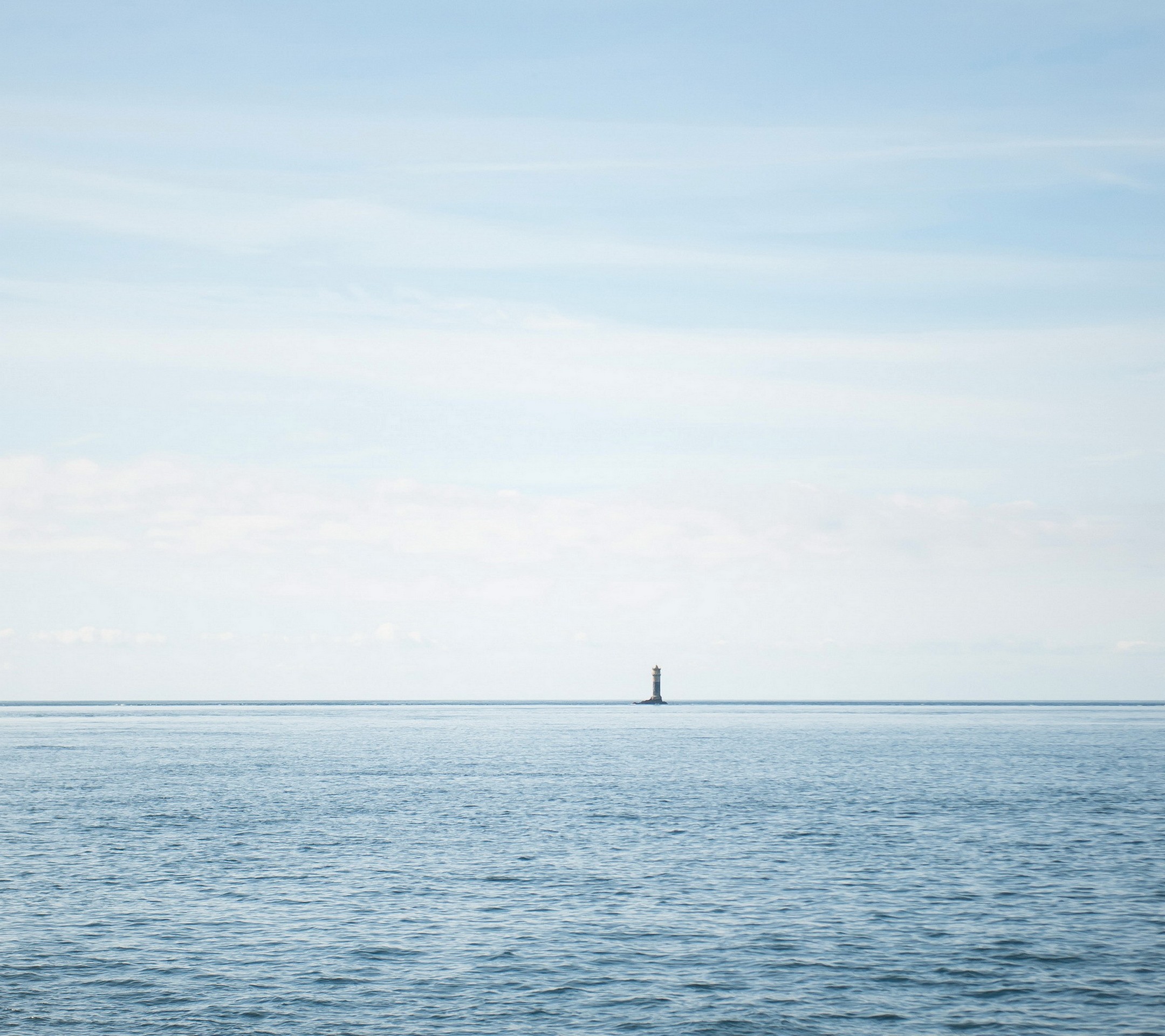 General 2160x1920 lighthouse minimalism sea sky water outdoors
