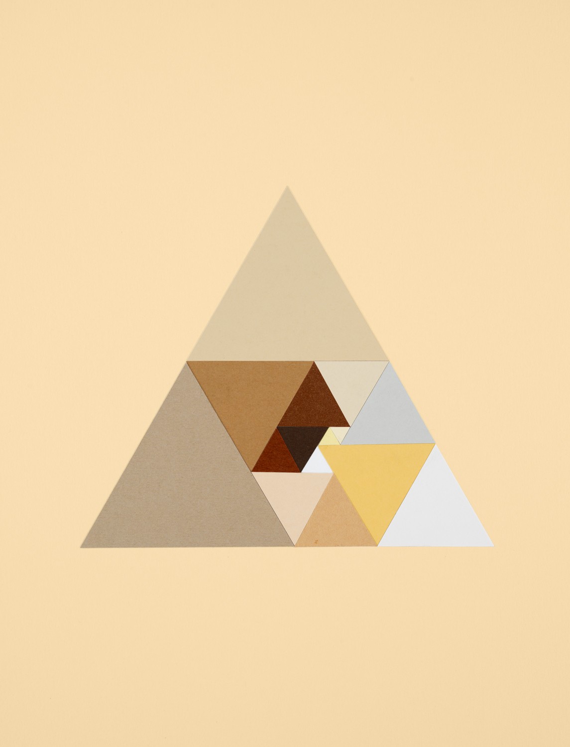 General 1145x1500 simple background triangle abstract geometric figures beige beige background