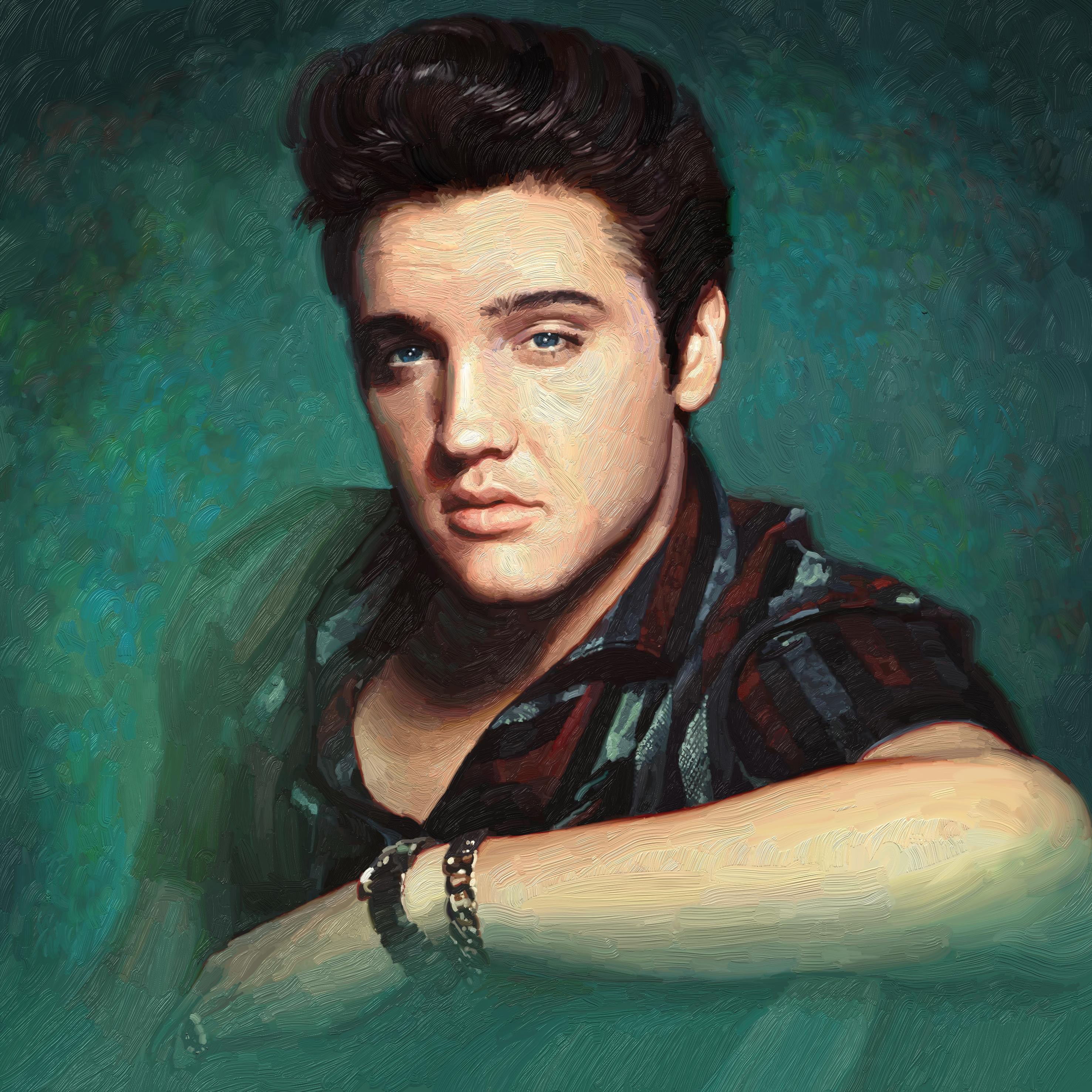 General 2953x2953 singer celebrity men artwork Elvis Presley