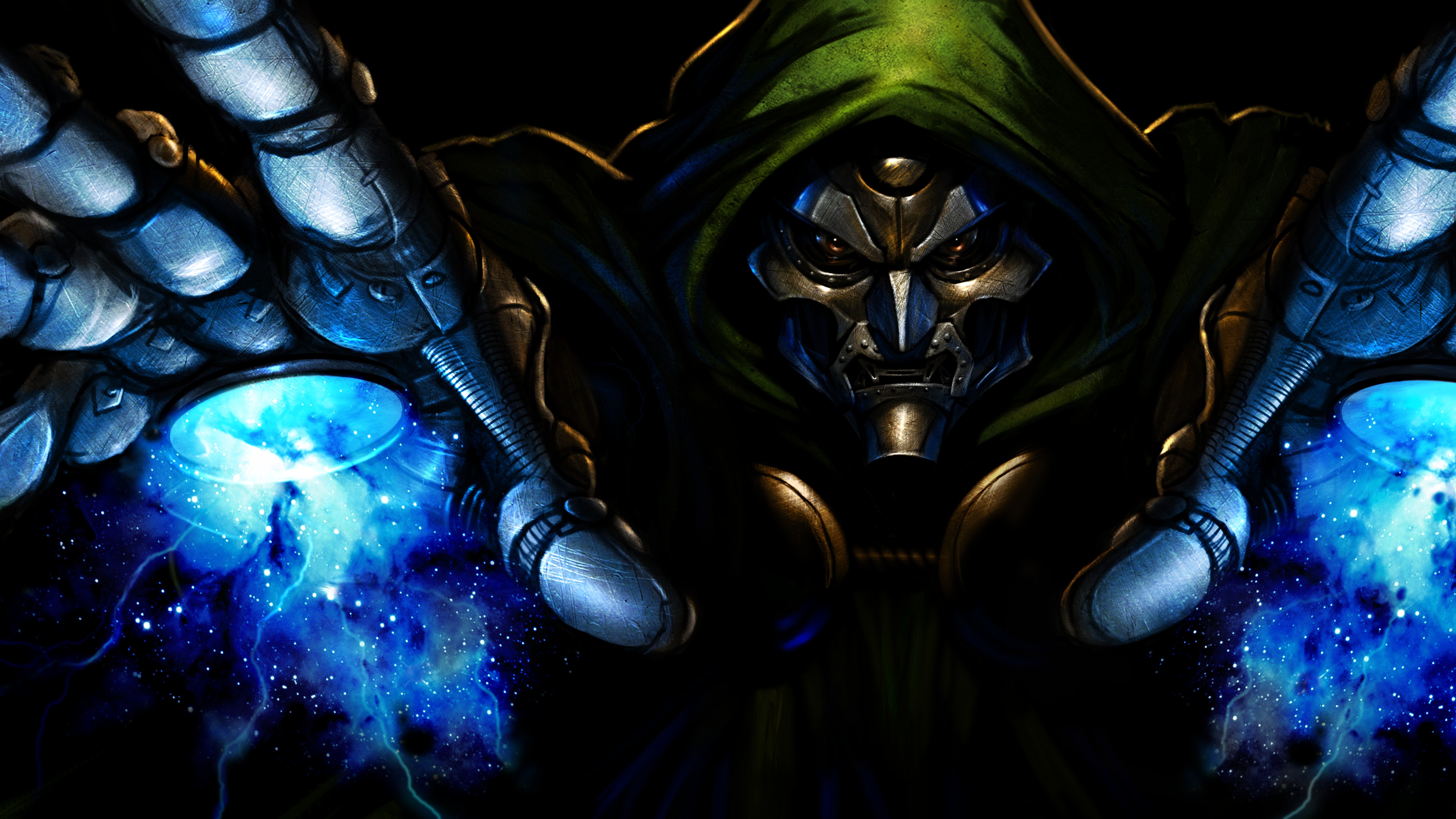 General 5333x2999 Dr. Doom Ultimate Alliance artwork villains mask Fantastic Four Marvel Comics
