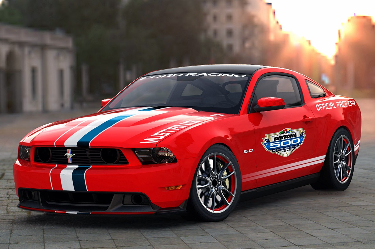 General 1280x850 car Ford Mustang Nascar daytona racing stripes Ford red cars vehicle race cars Ford Mustang S-197 II muscle cars American cars