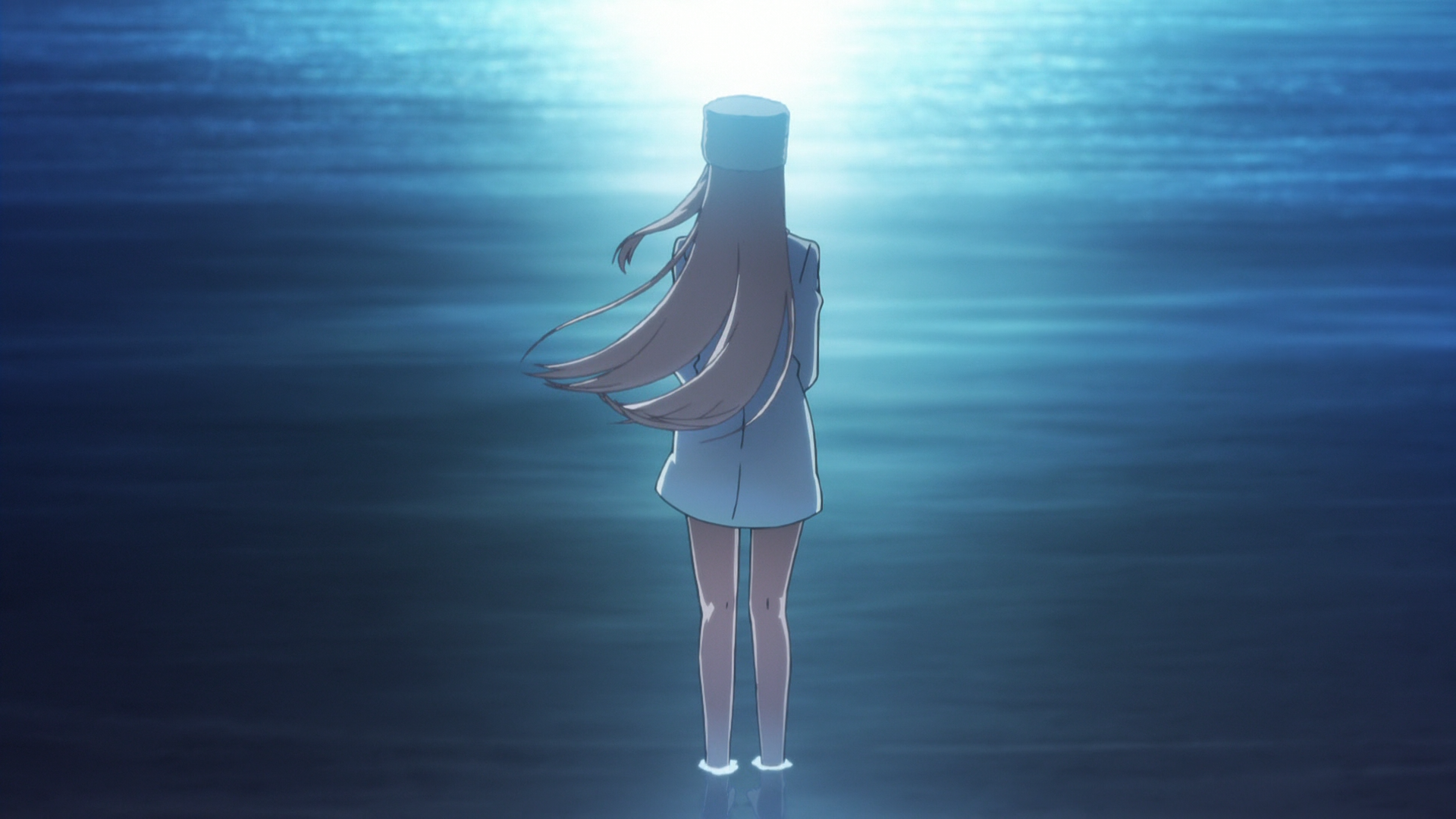 Anime 1920x1080 Fate/Zero anime girls anime Irisviel von Einzbern long hair standing women water hat women outdoors outdoors