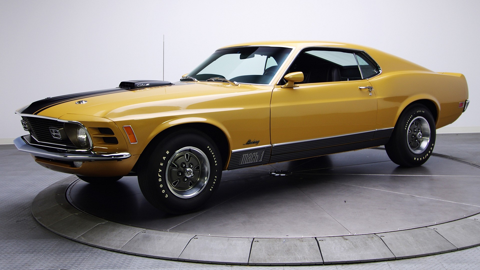 General 1920x1080 car Ford Mustang Ford Mustang Mach 1 Ford vehicle yellow cars muscle cars American cars