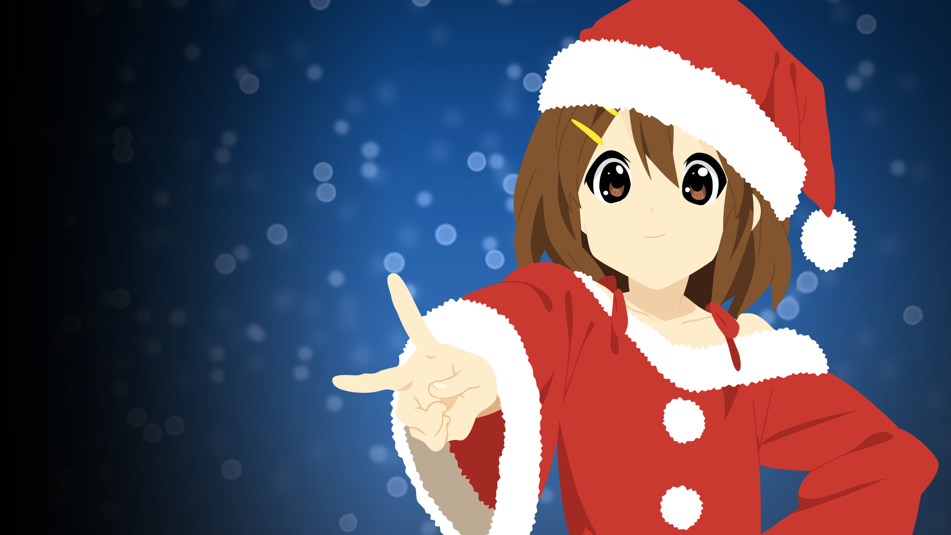 Download 1920x1200 Wallpaper Christmas, Anime, Anime Girl 