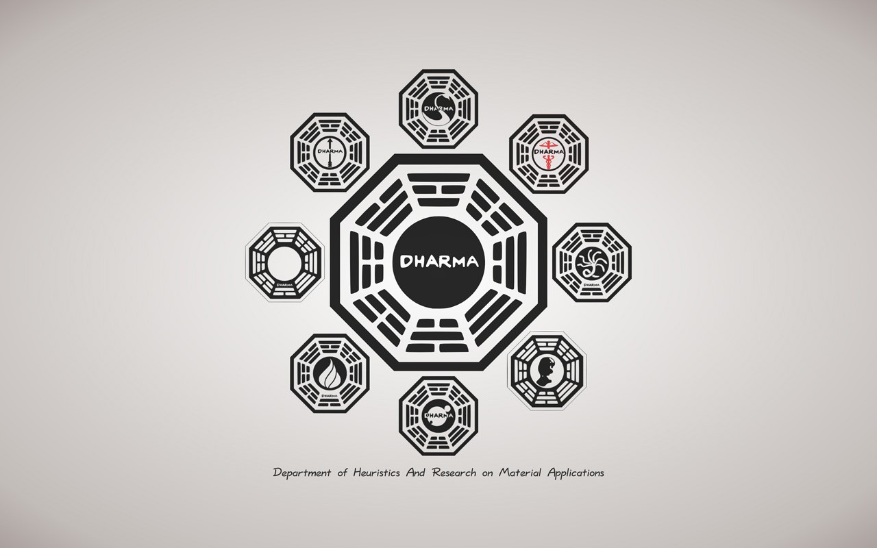 General 1280x800 Lost Dharma Initiative simple background TV series