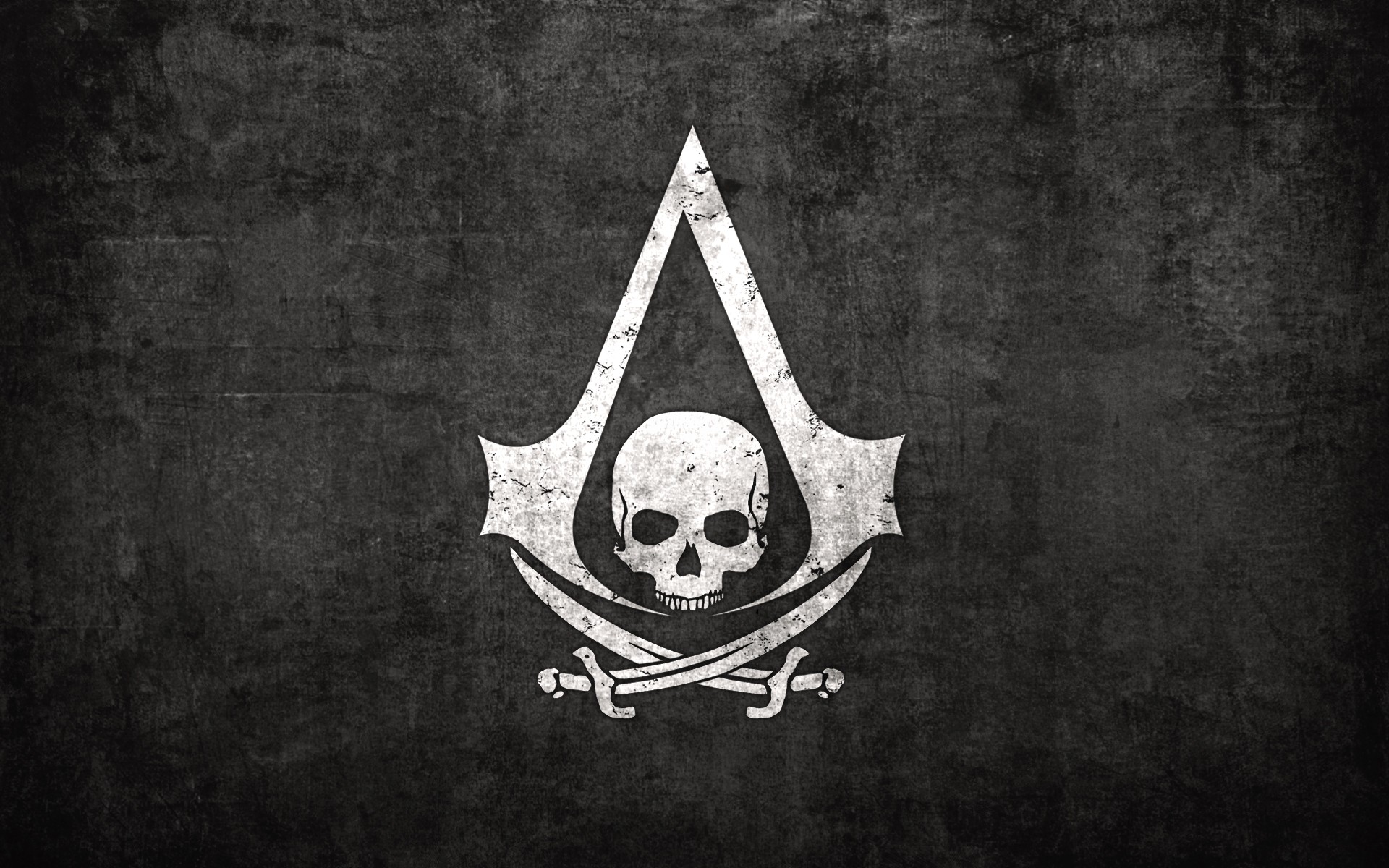 General 1920x1200 Assassin's Creed: Black Flag video games skull grunge PC gaming logo