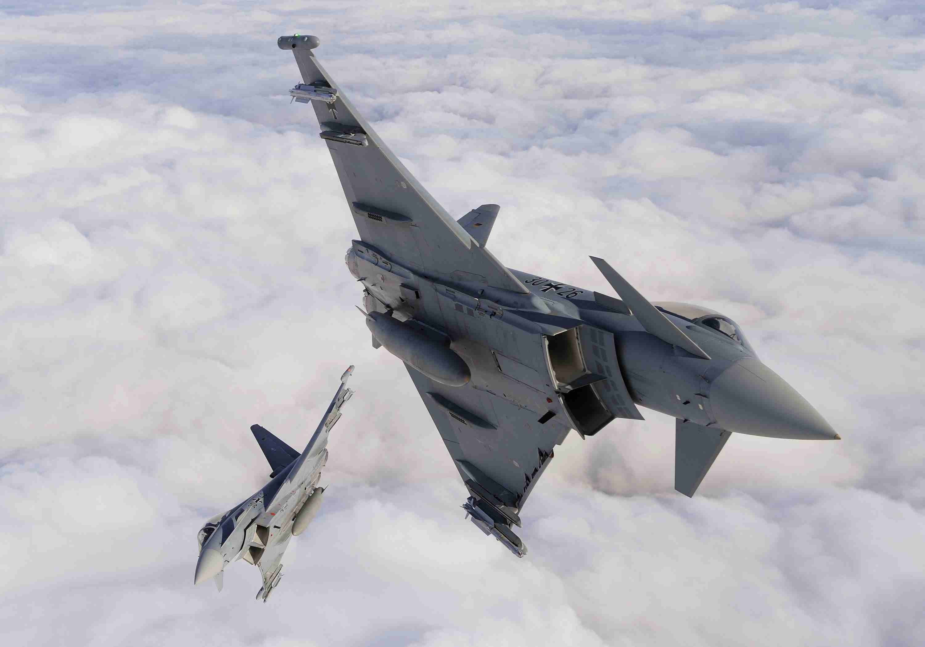 General 3000x2100 Eurofighter Typhoon jet fighter airplane aircraft sky military aircraft vehicle military Luftwaffe