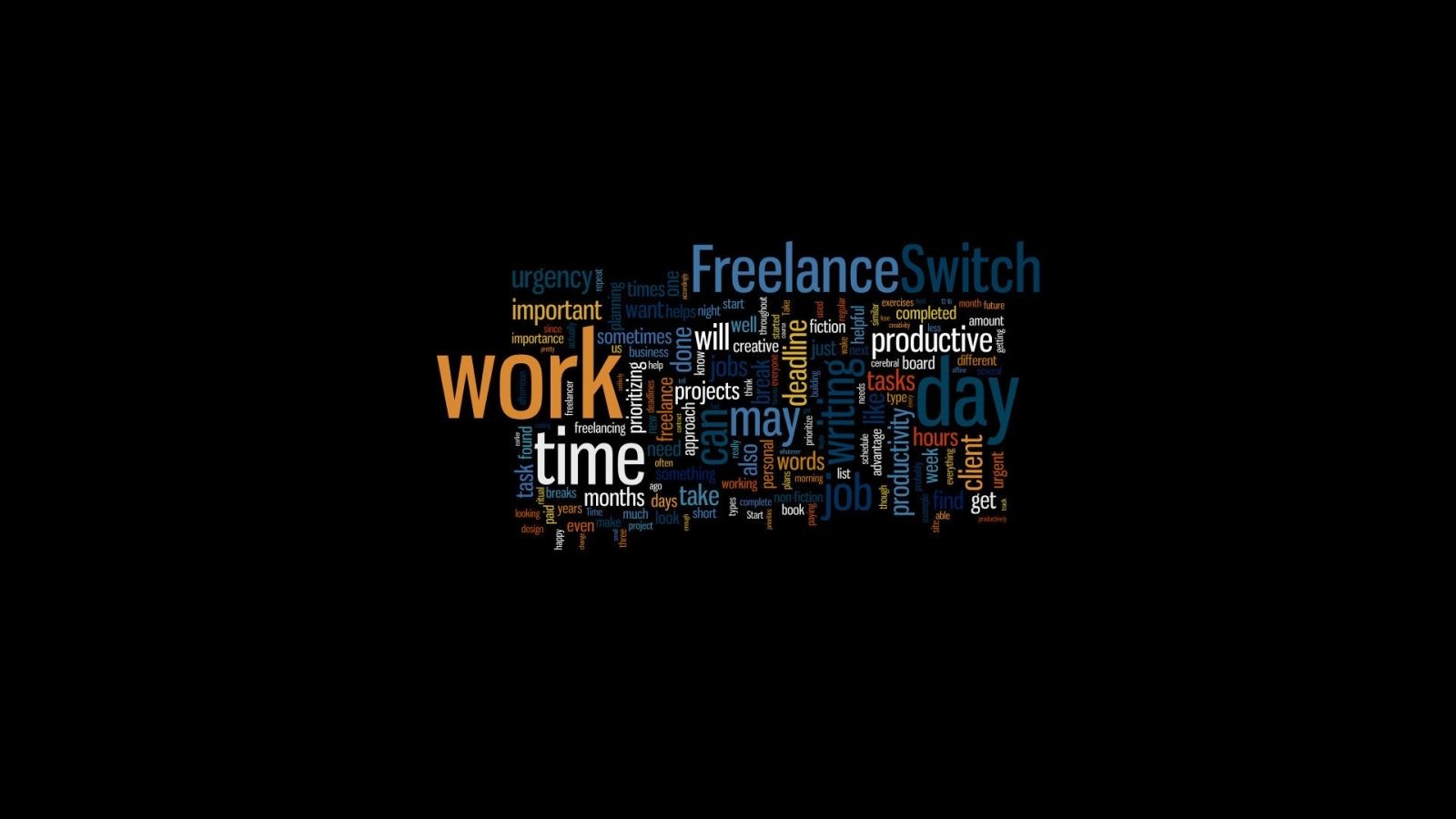 General 1600x900 text abstract simple background word clouds typography work digital art black background