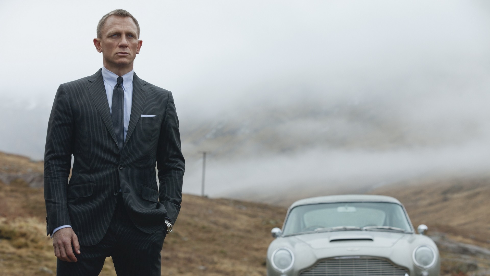 People 1920x1080 Daniel Craig Aston Martin movies Skyfall James Bond 007 car vehicle actor men Aston Martin DB5