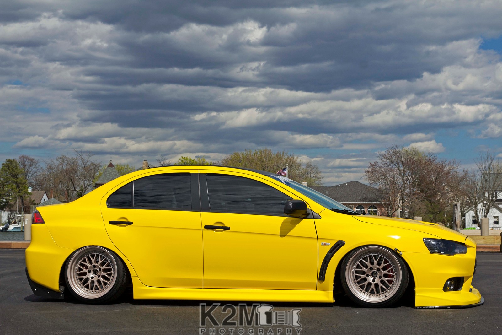 General 1600x1067 car stance (cars) yellow cars Mitsubishi Lancer Evo X Mitsubishi vehicle Mitsubishi Lancer Japanese cars