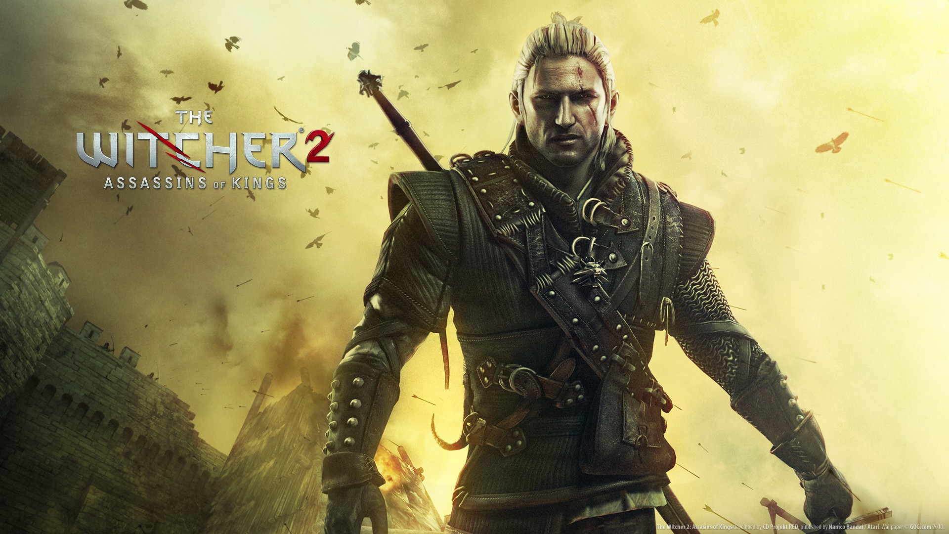 General 1920x1080 The Witcher 2: Assassins of Kings Geralt of Rivia CD Projekt RED video games PC gaming video game men video game art
