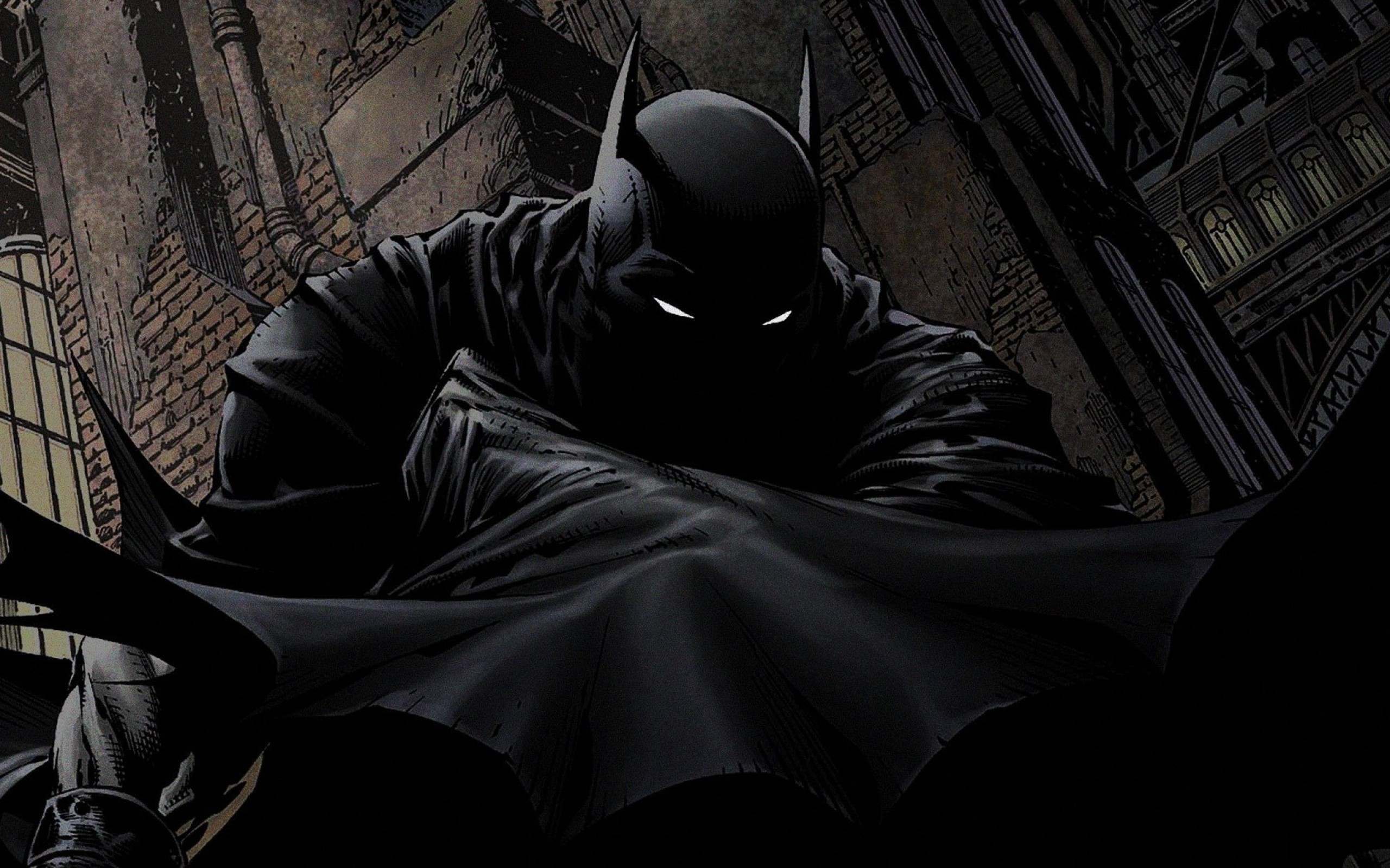 General 2560x1600 Batman DC Comics comic art closeup