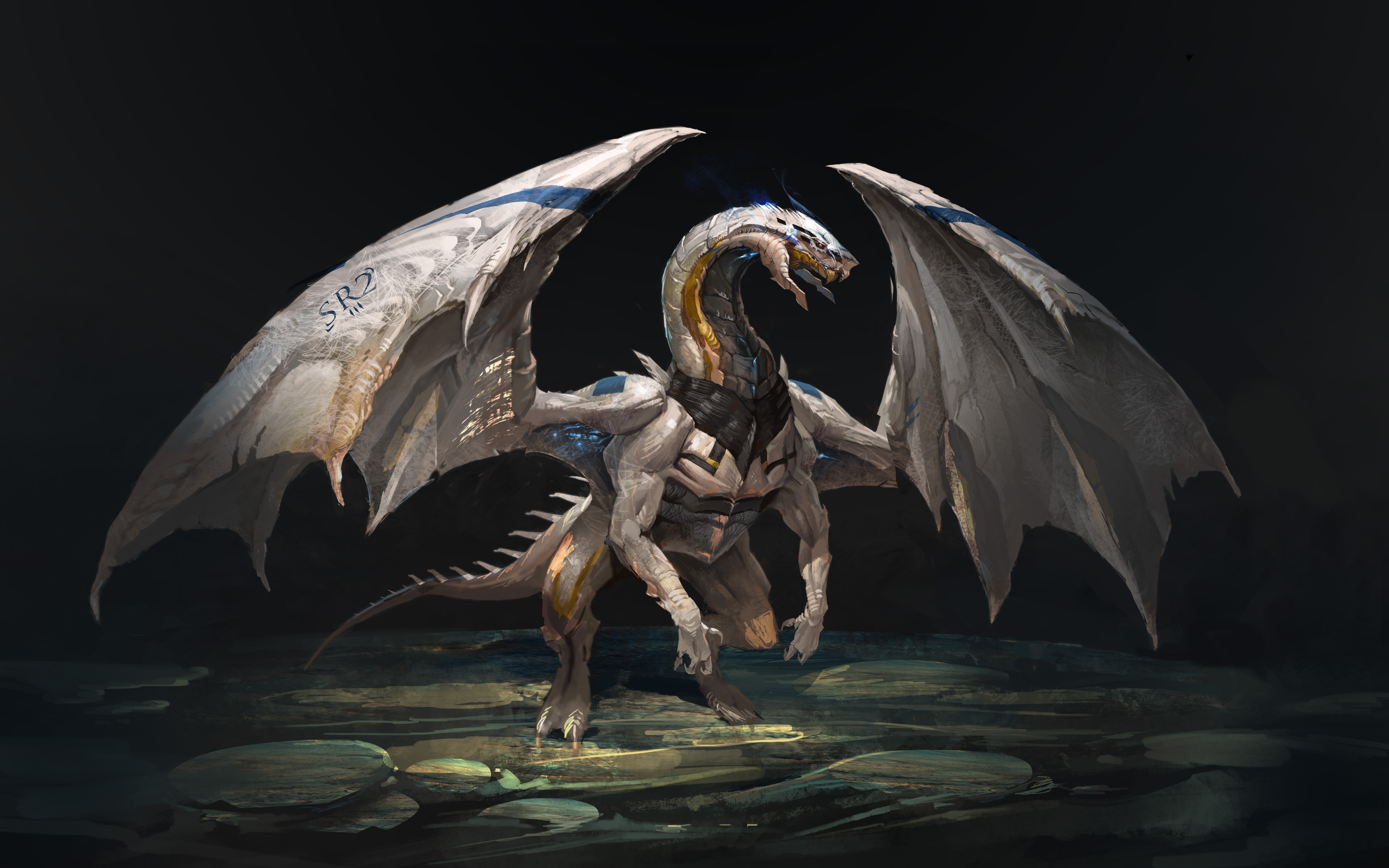 General 7500x4689 dragon fantasy art creature digital art