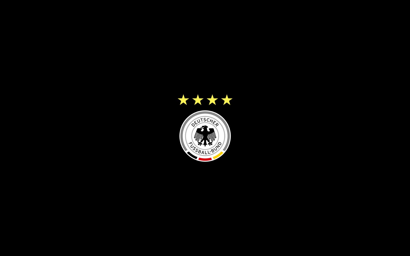 General 1680x1050 Germany soccer black simple background sport logo