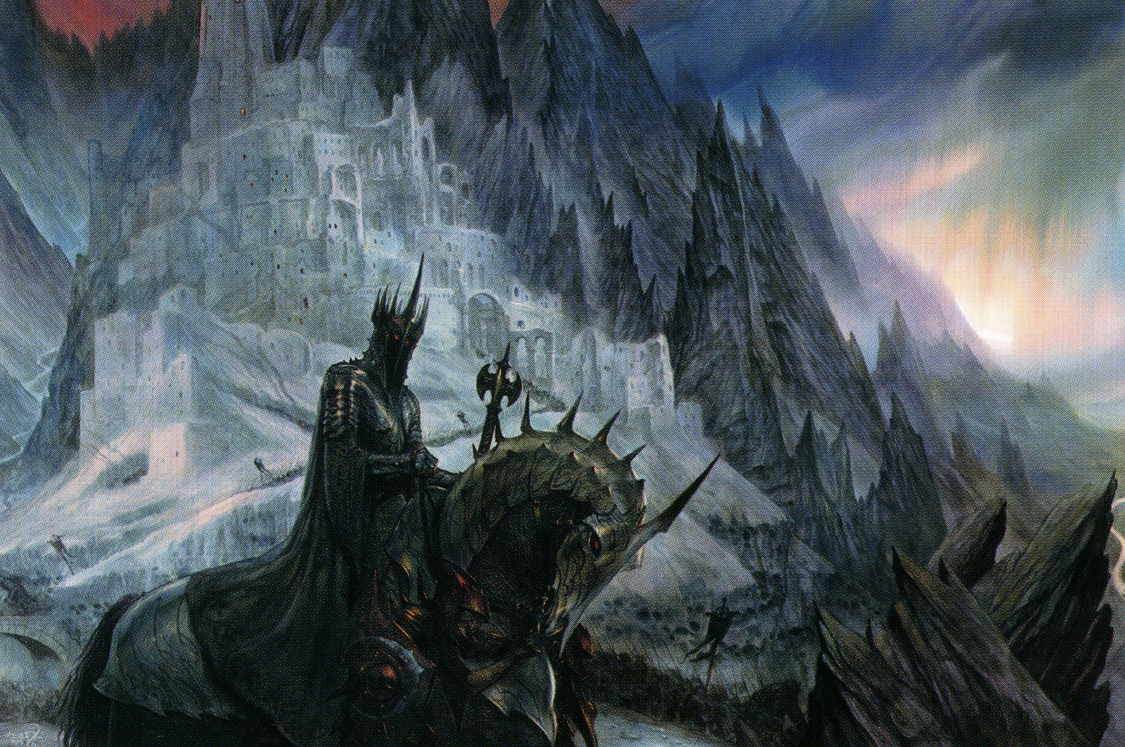 General 1600x1063 The Lord of the Rings John Howe fantasy art horse Nazgûl Witch King of Angmar artwork
