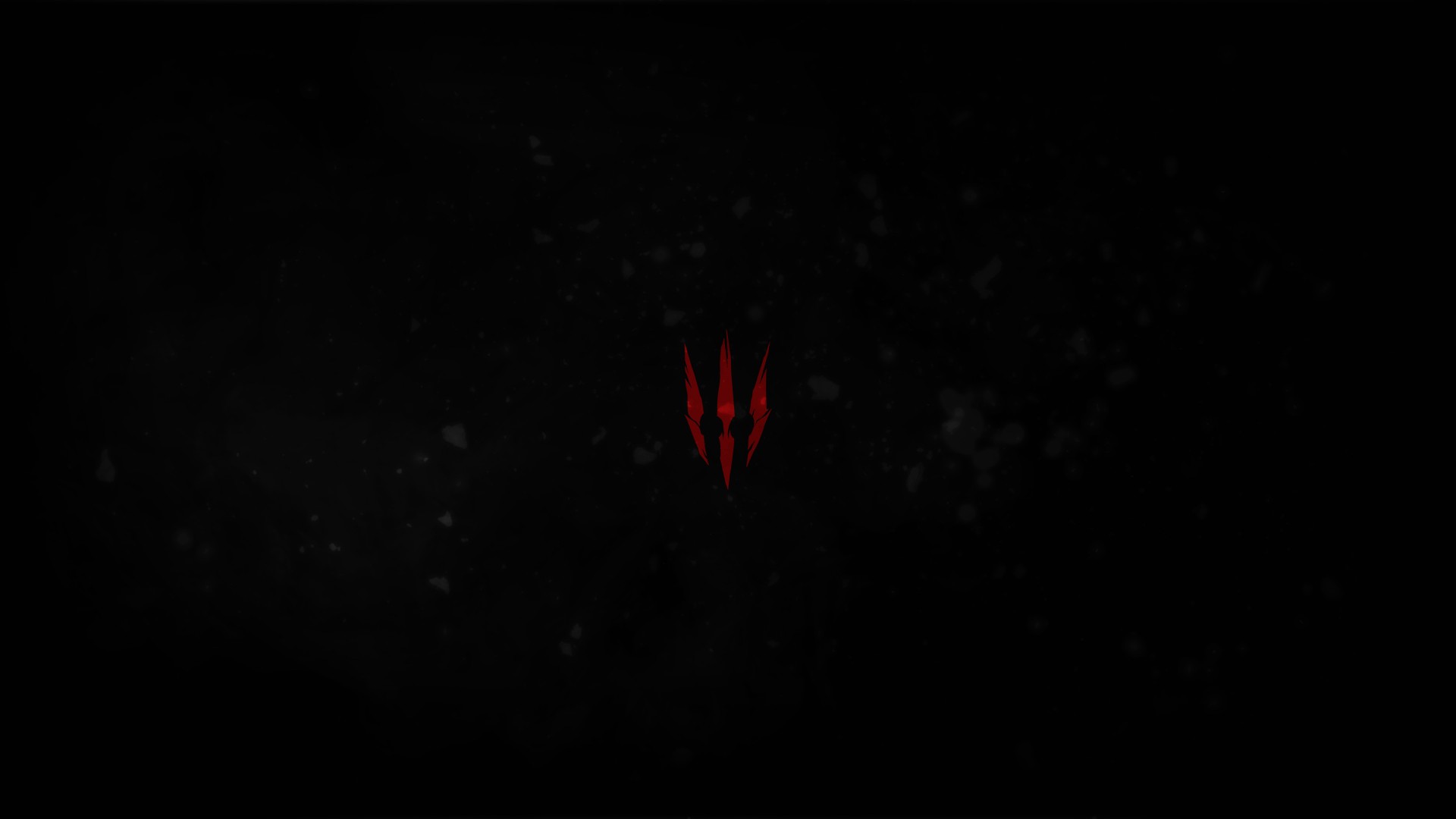 General 1920x1080 video games The Witcher 3: Wild Hunt minimalism simple background red black background RPG PC gaming
