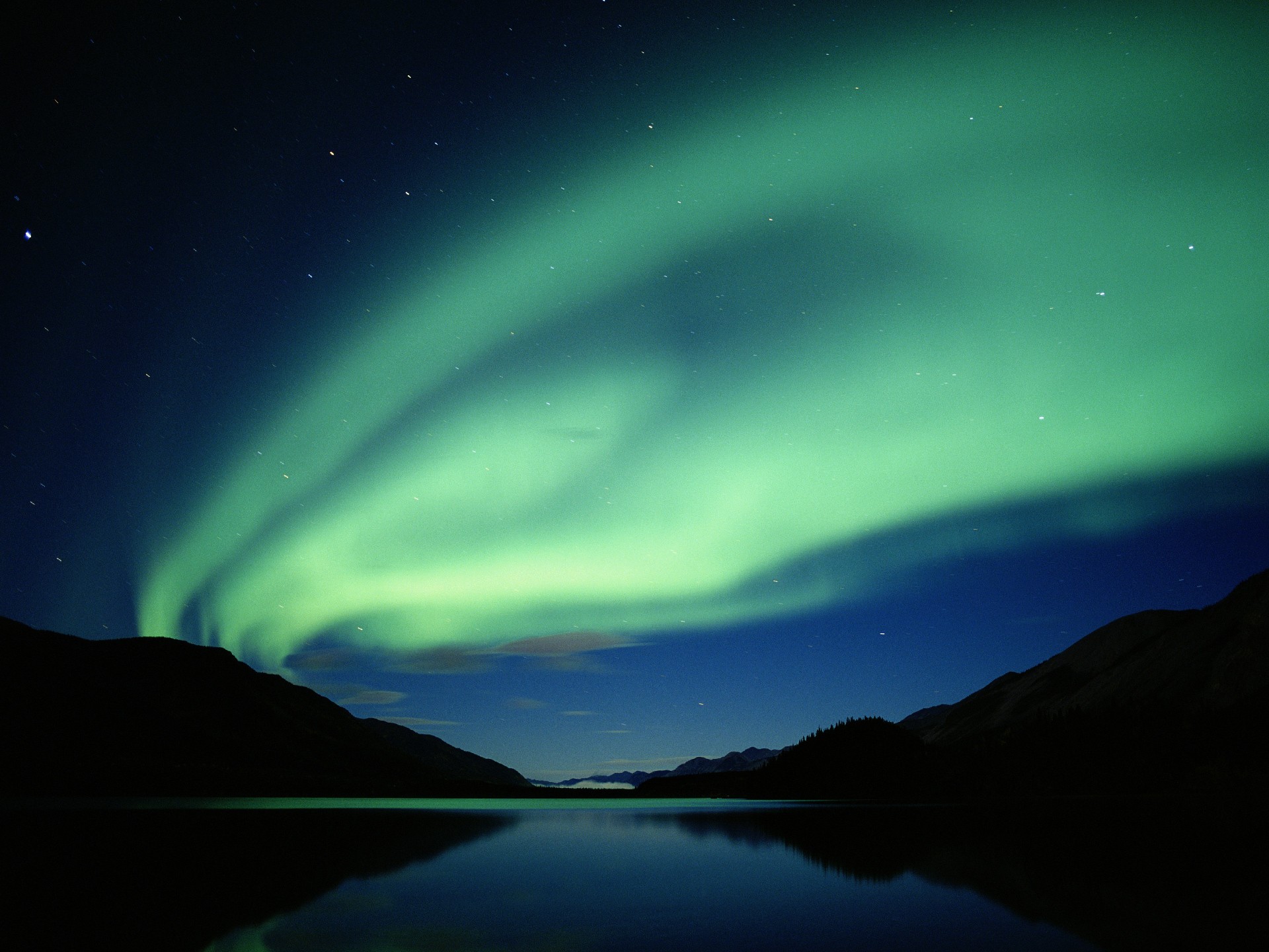 General 1920x1440 nature aurorae night nordic landscapes
