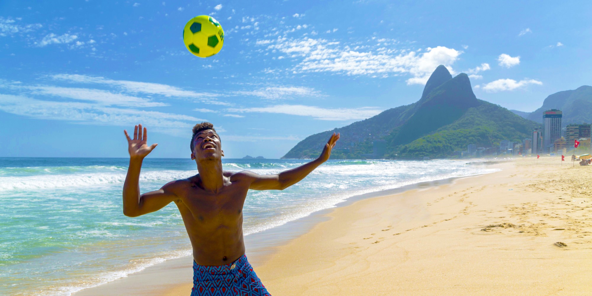 People 2000x1000 footballers men soccer ball ball beach men outdoors shirtless