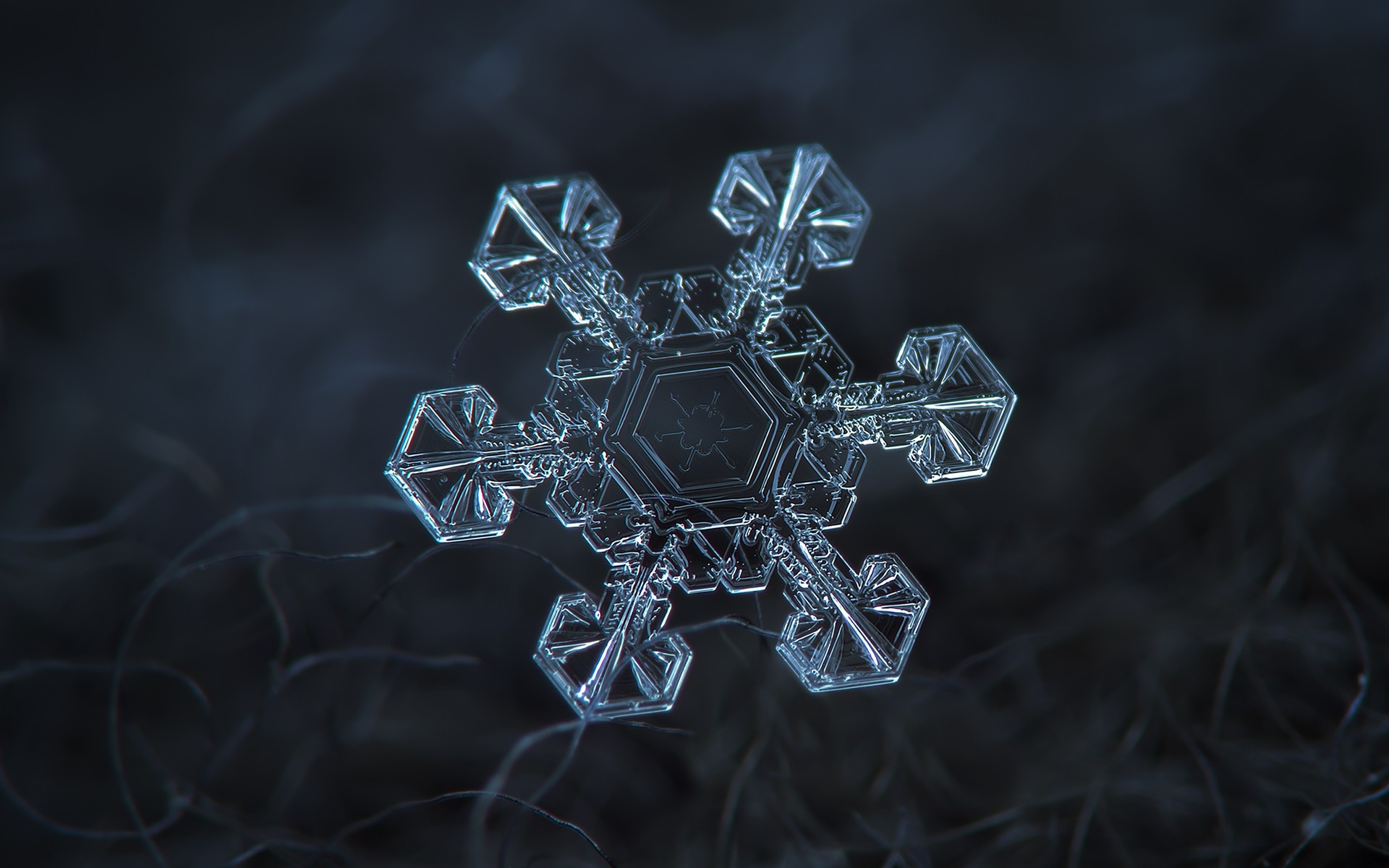 General 1920x1200 snow snowflakes digital art CGI