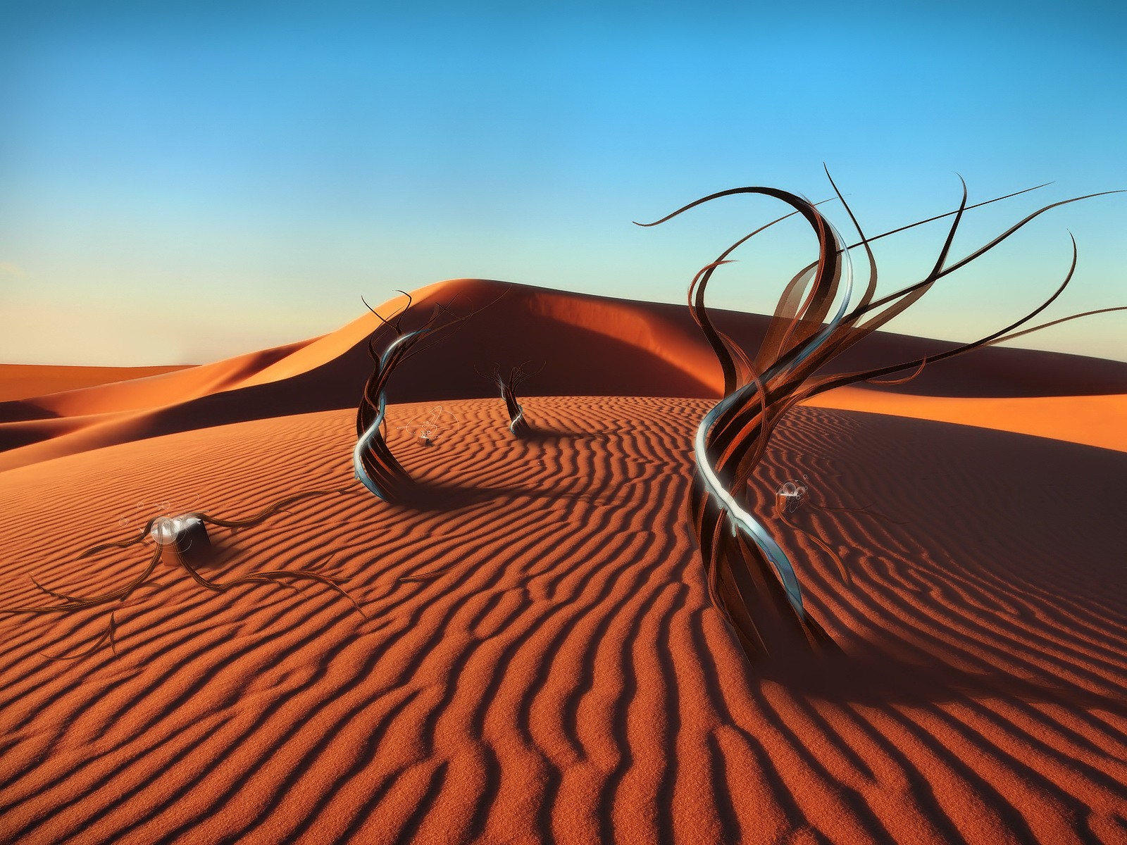 General 1600x1200 surreal desert sand digital art Muse  artwork dunes