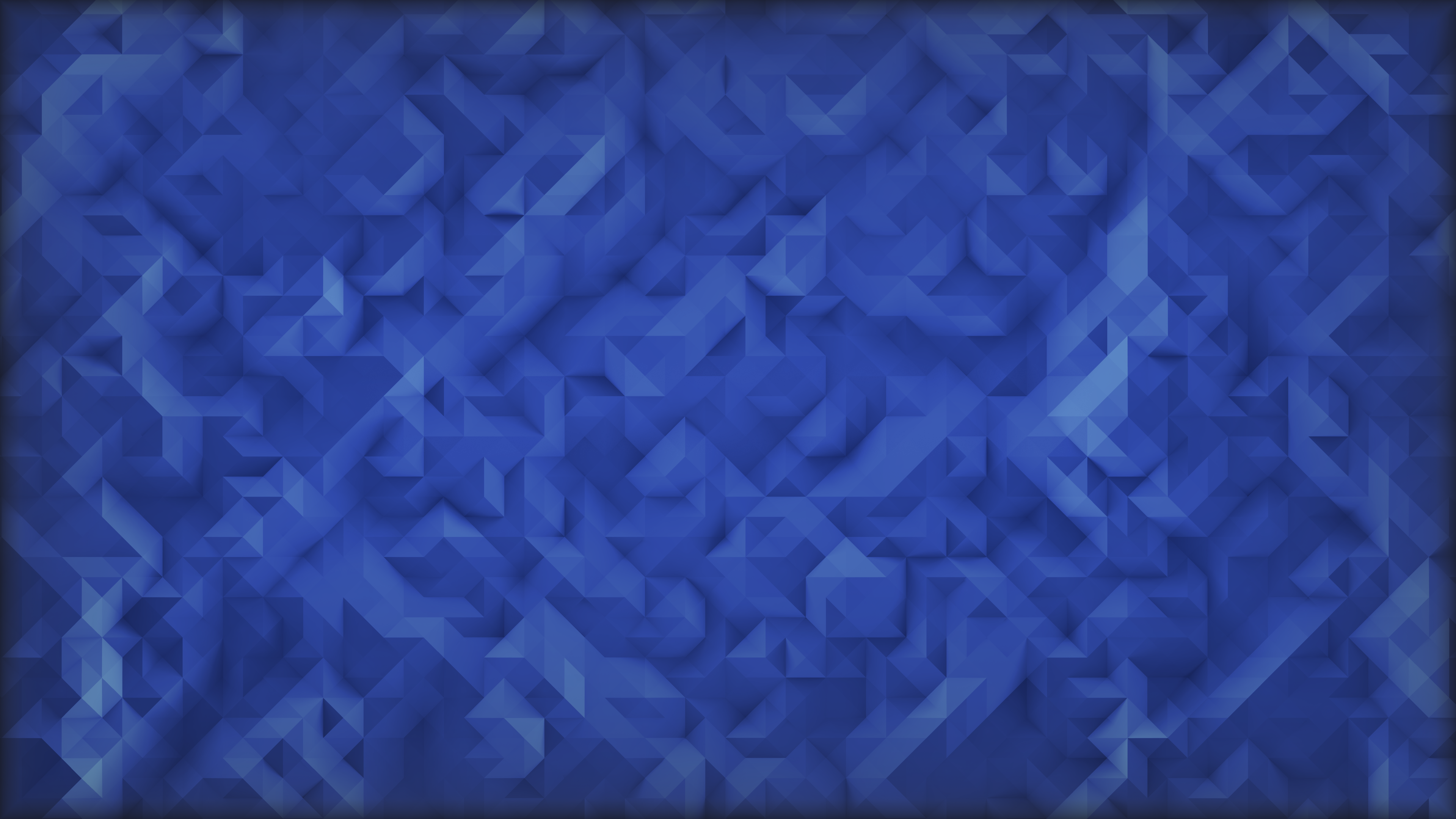 General 3840x2160 digital art low poly minimalism 2D triangle abstract blue background texture