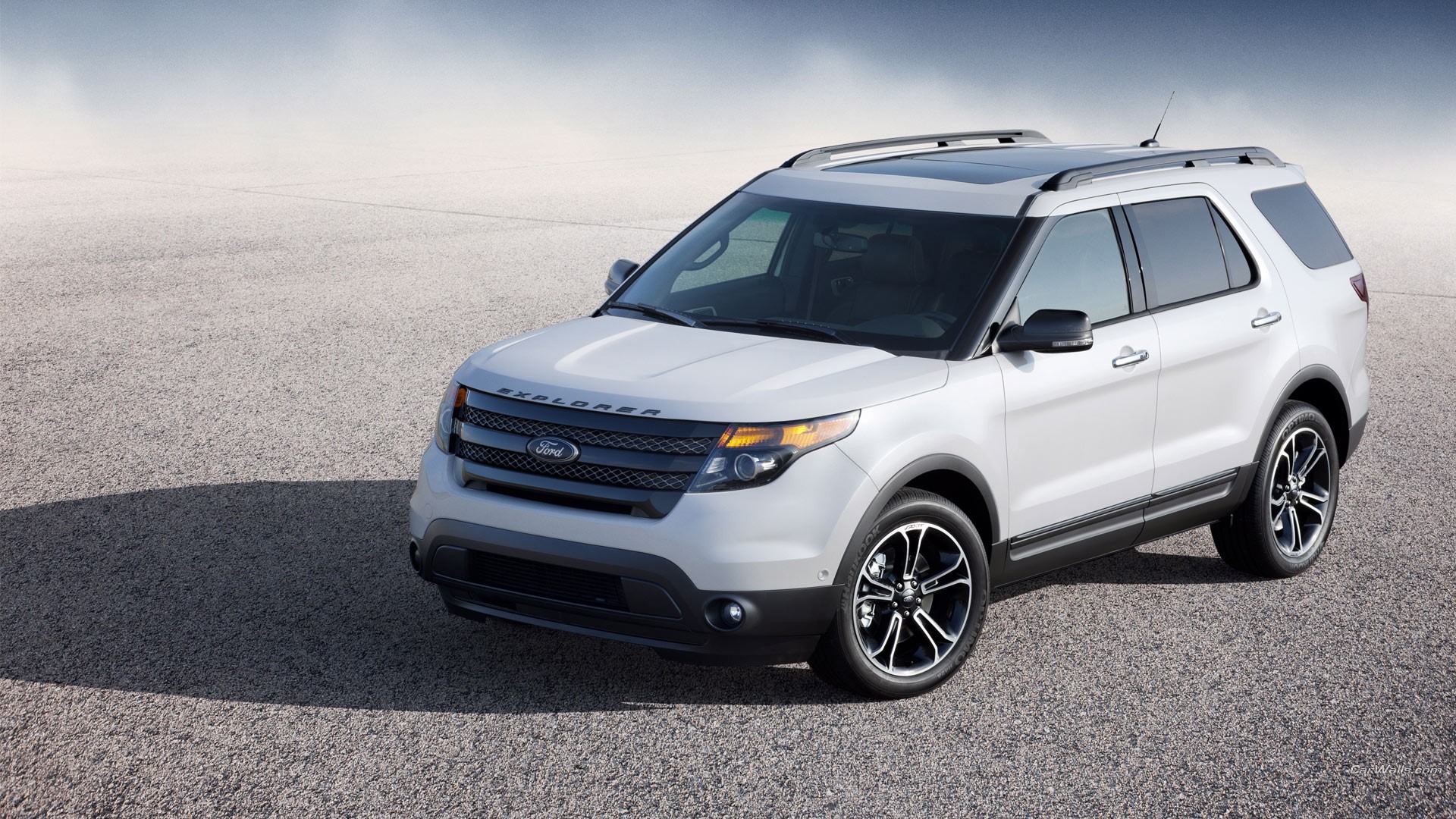 General 1920x1080 Ford Explorer car SUV Ford white cars vehicle American cars