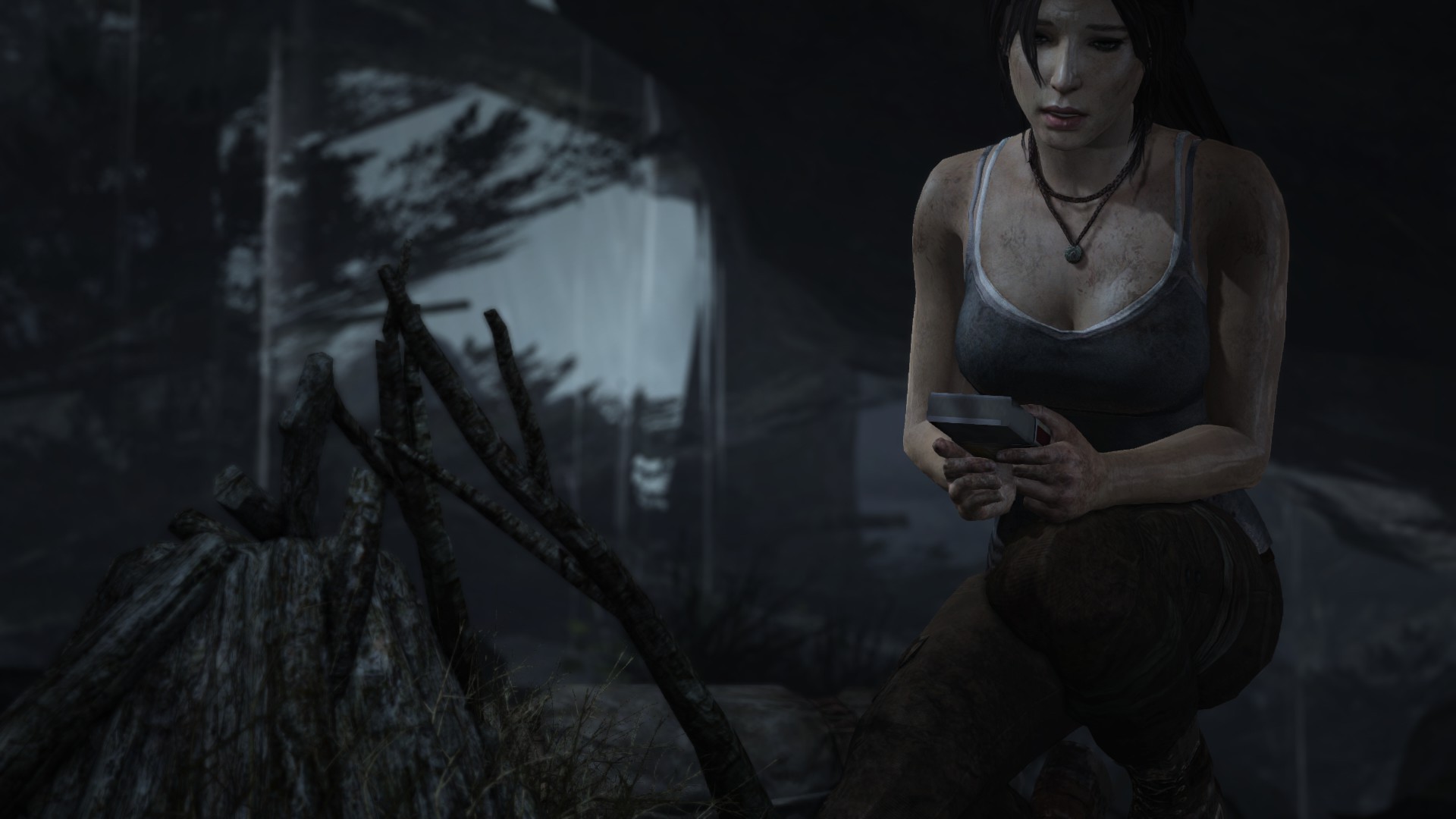 General 1920x1080 Tomb Raider screen shot video games video game girls necklace Lara Croft (Tomb Raider) PC gaming