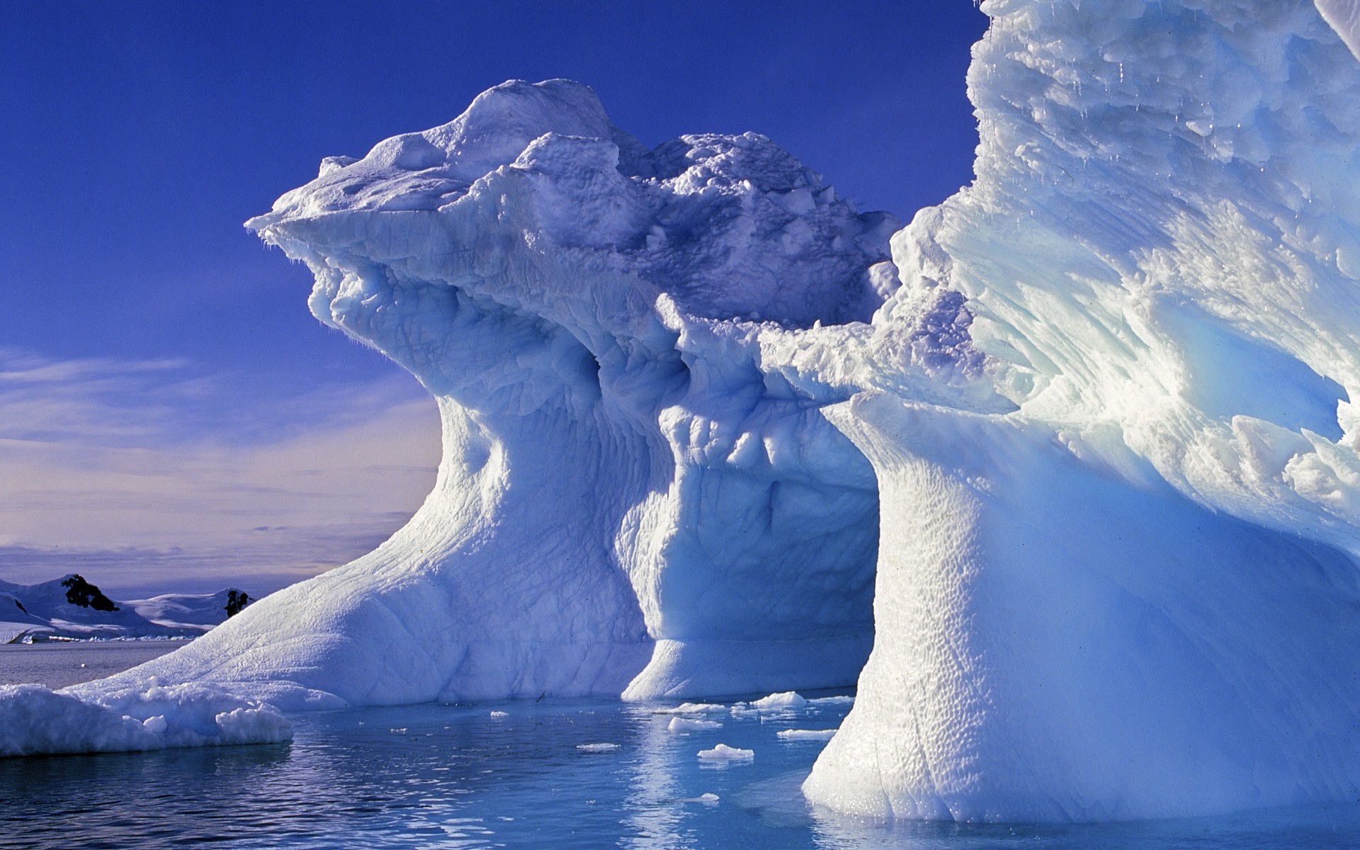 General 1920x1200 nature ice iceberg cold water Arctic