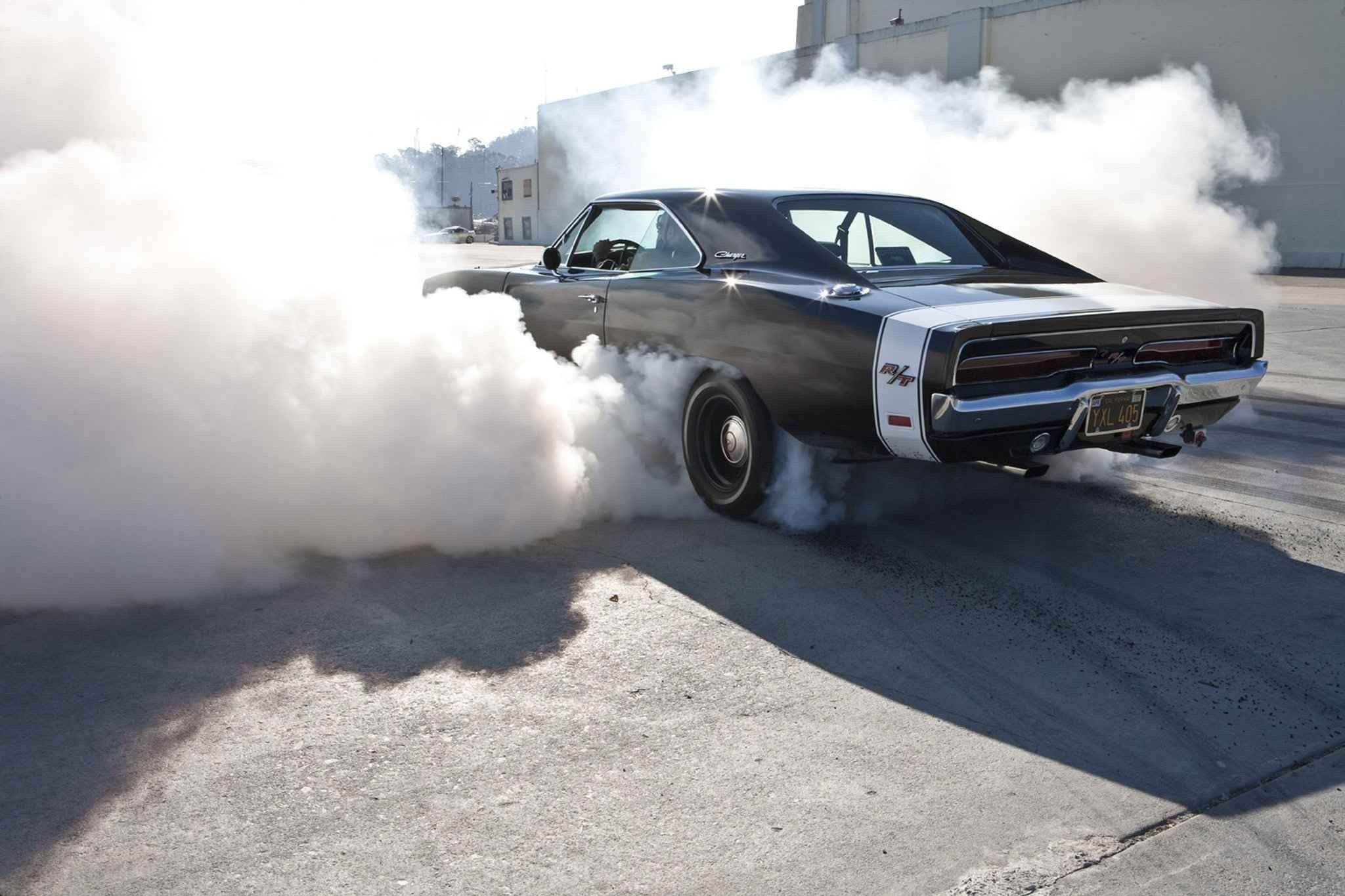 General 2048x1365 Dodge Charger car Dodge smoke vehicle black cars muscle cars American cars burnout