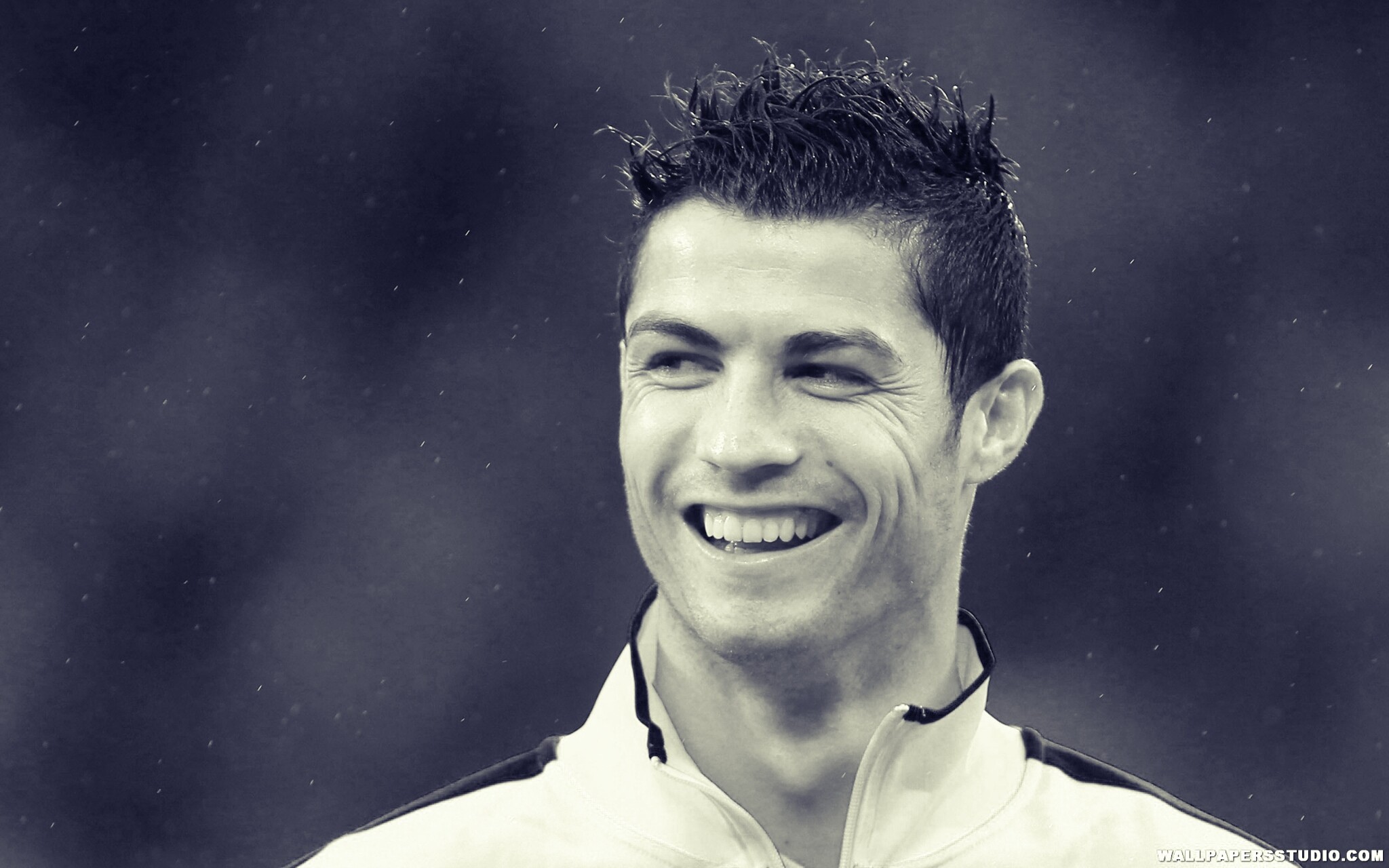 People 2048x1280 Cristiano Ronaldo footballers celebrity men sport smiling looking away