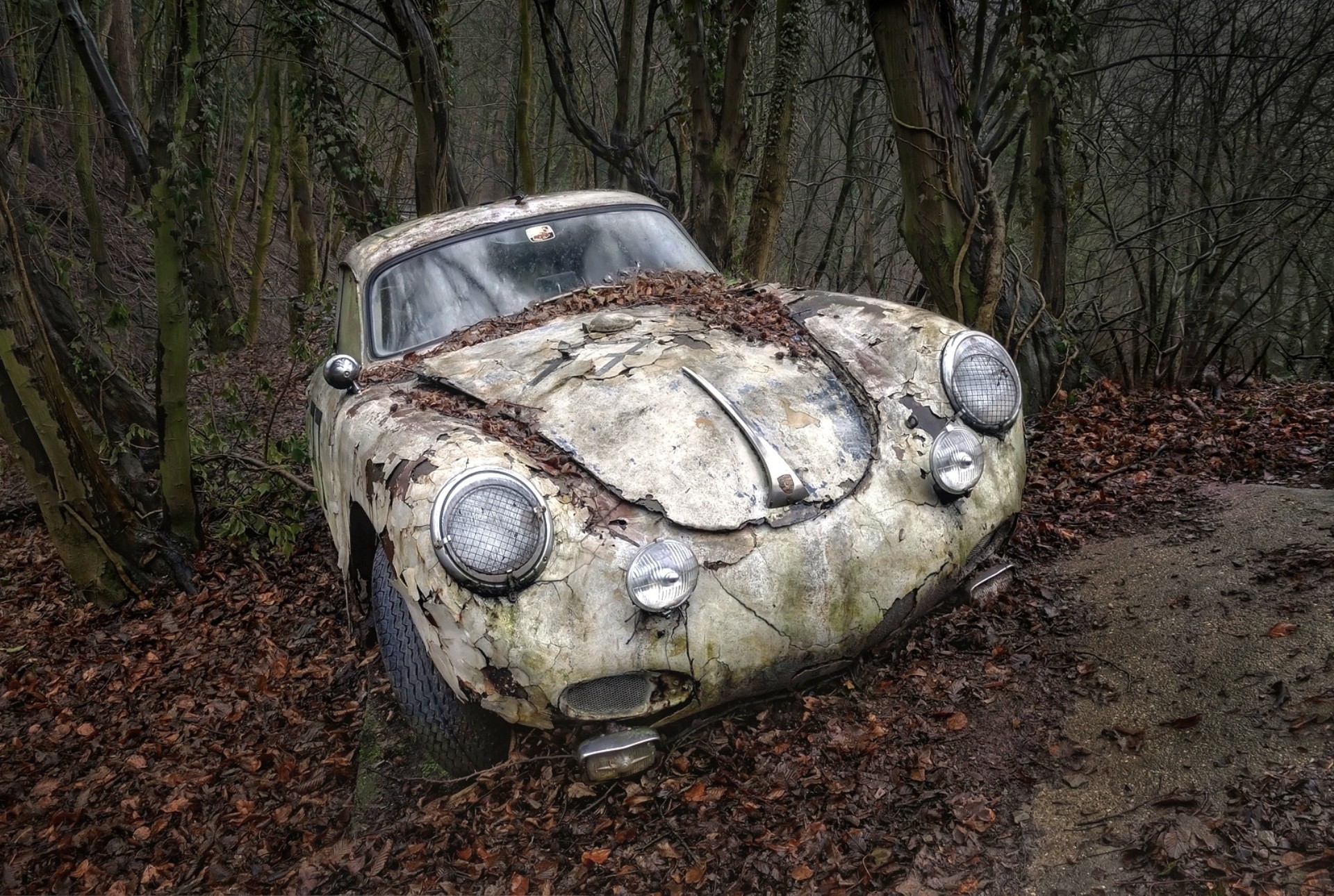General 1920x1290 car wreck Porsche Porsche 356 abandoned abandoned car vehicle