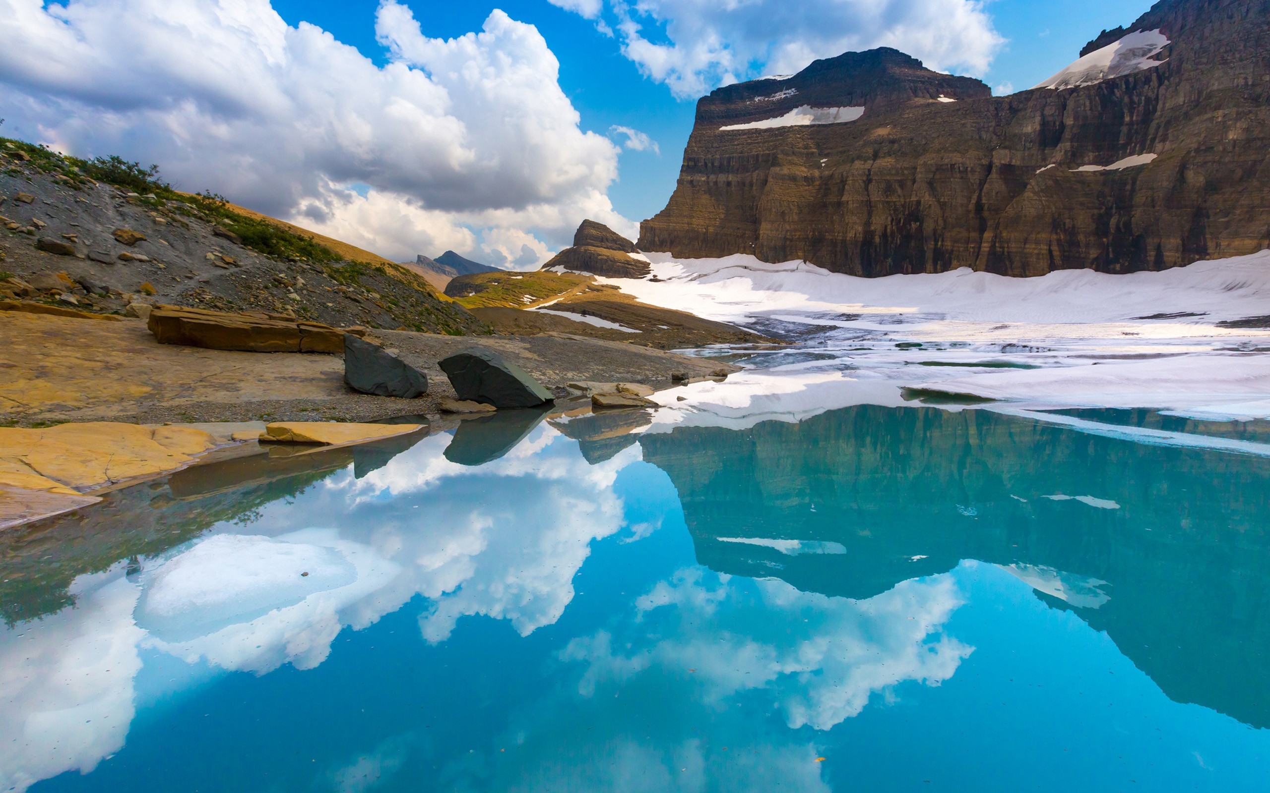 General 2560x1600 Glacial Lake nature mountains reflection water landscape rocks