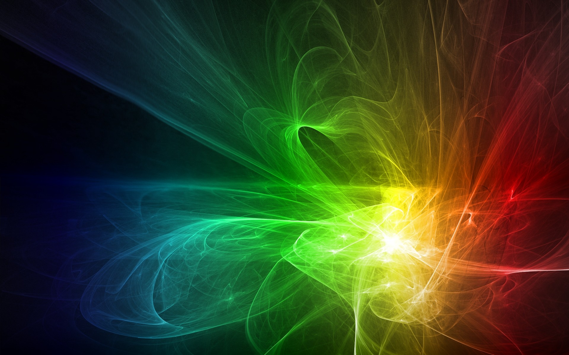 General 1920x1200 abstract colorful shapes digital art swirls spectrum digital glowing