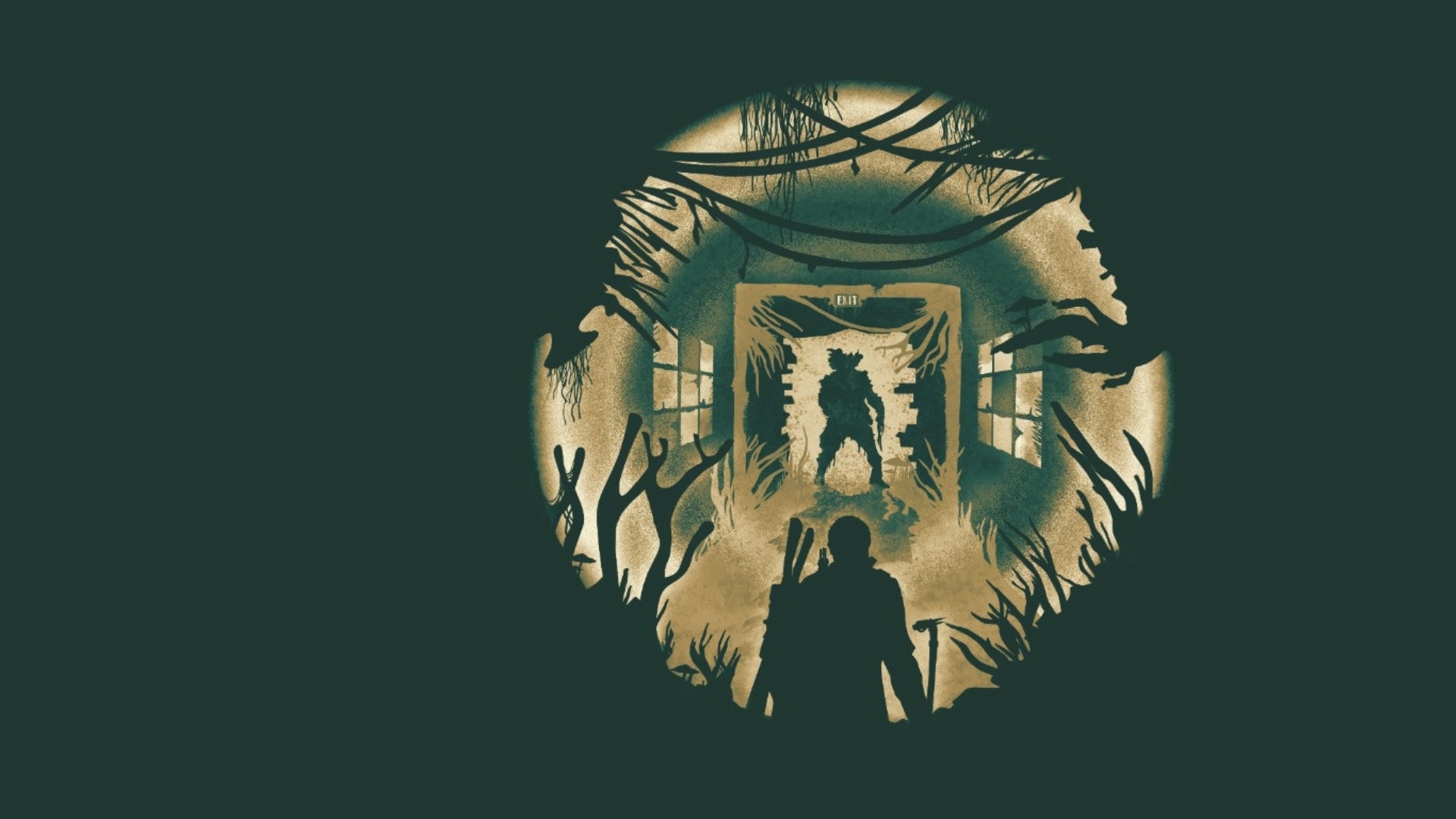General 1920x1080 The Last of Us minimalism video games video game art horror simple background
