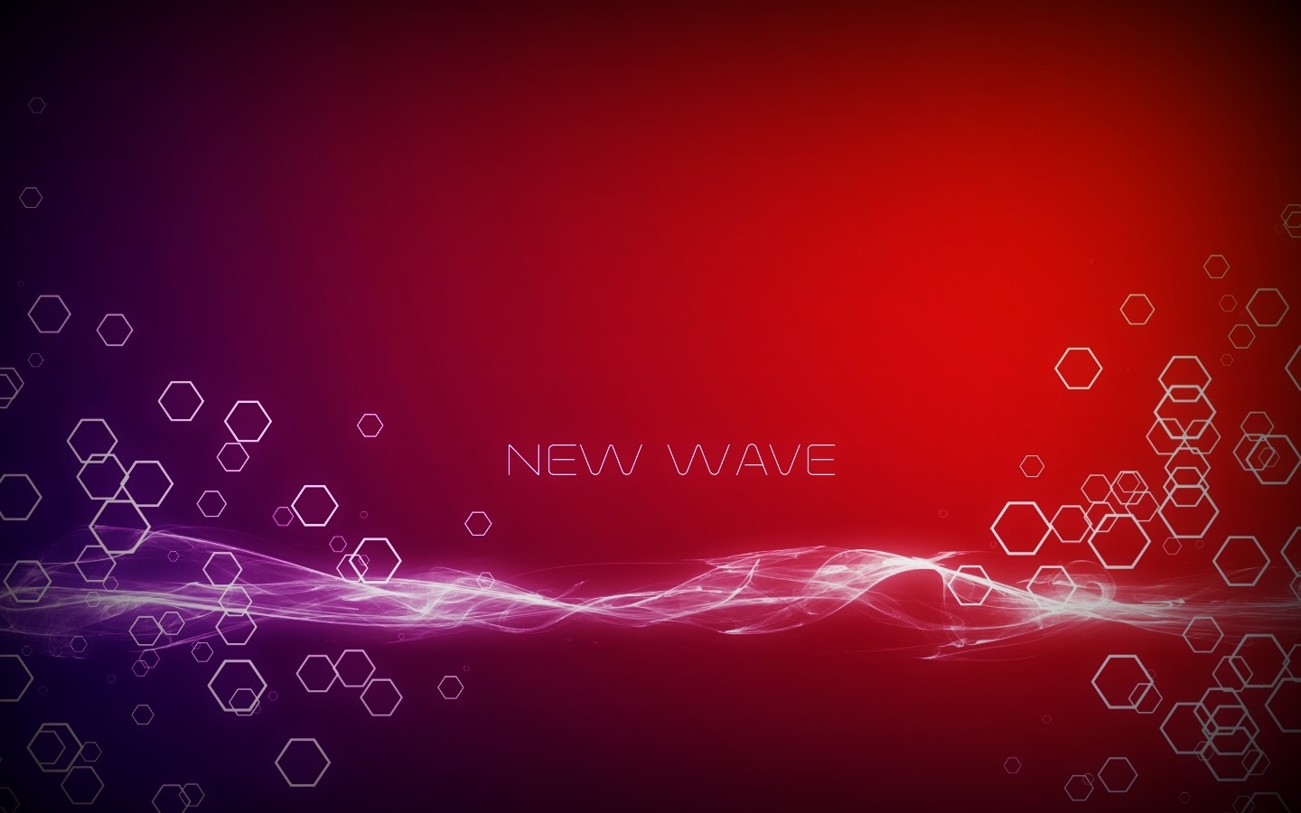 General 1440x900 digital art artwork new wave red background music gradient typography