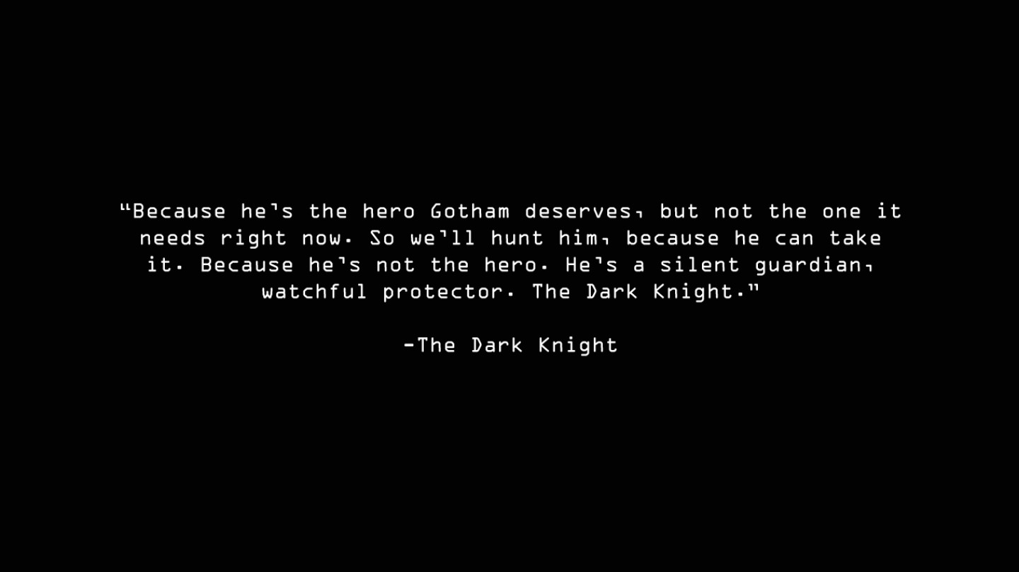 General 1440x809 minimalism quote Batman The Dark Knight simple background black background movies